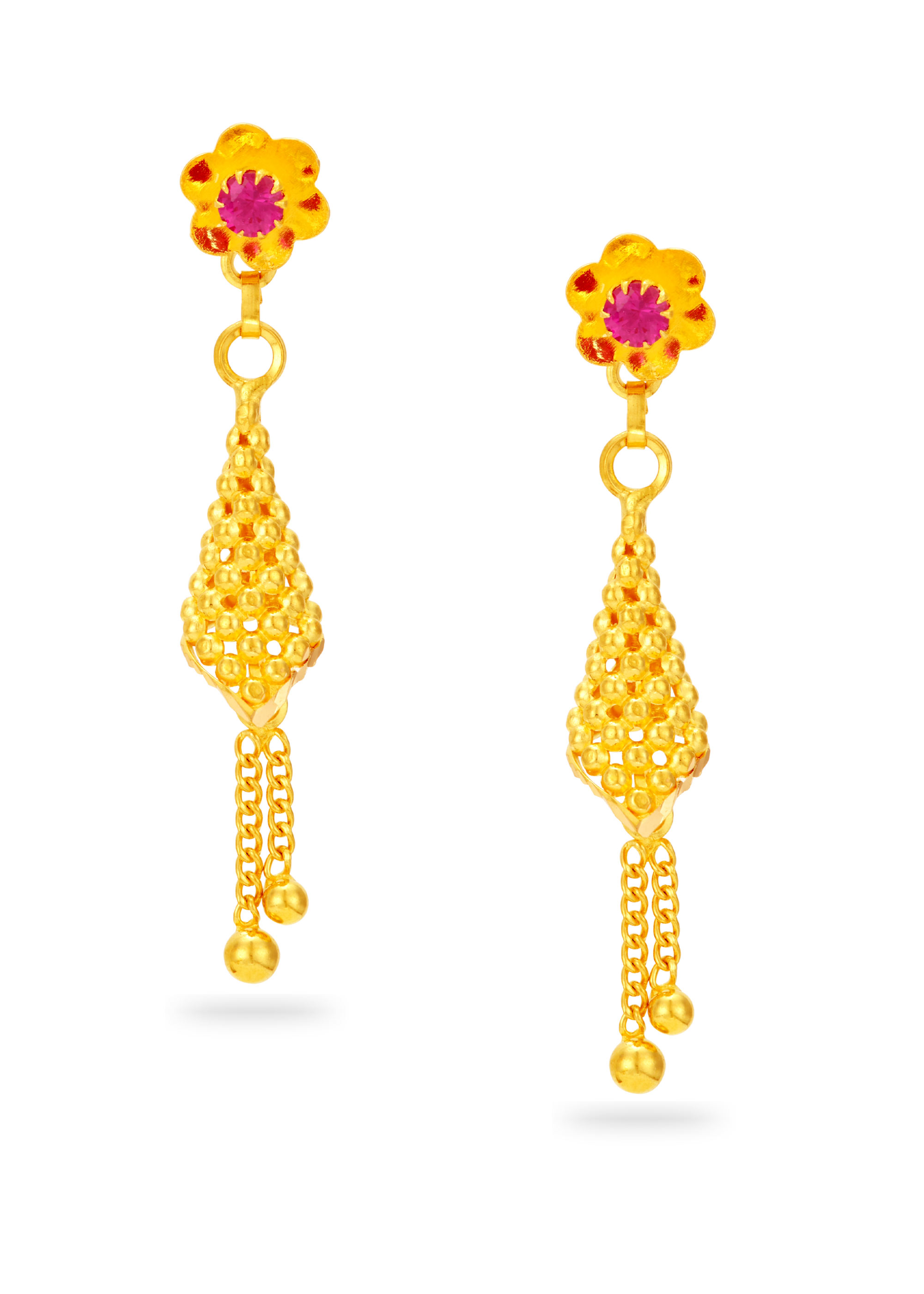 Kerala Tower 22K Gold Style Earring