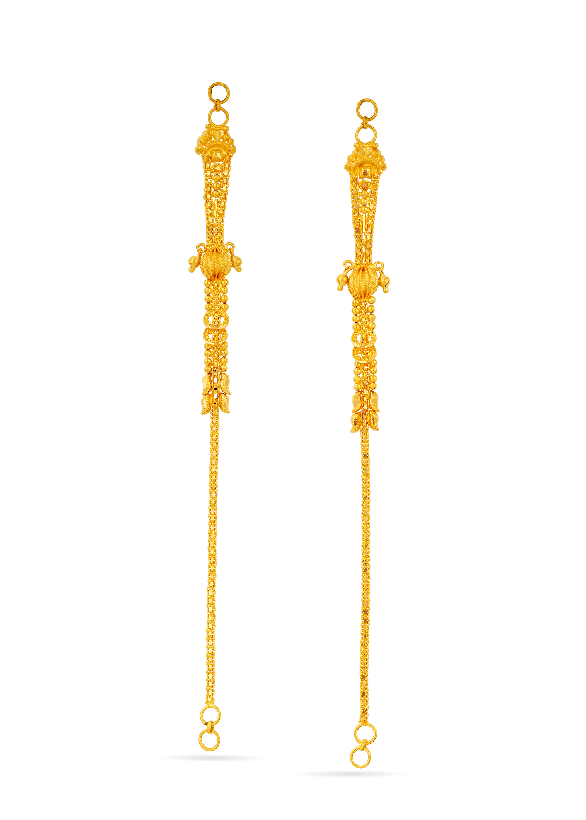 Traditional Ear Mattil 22K Gold Earring