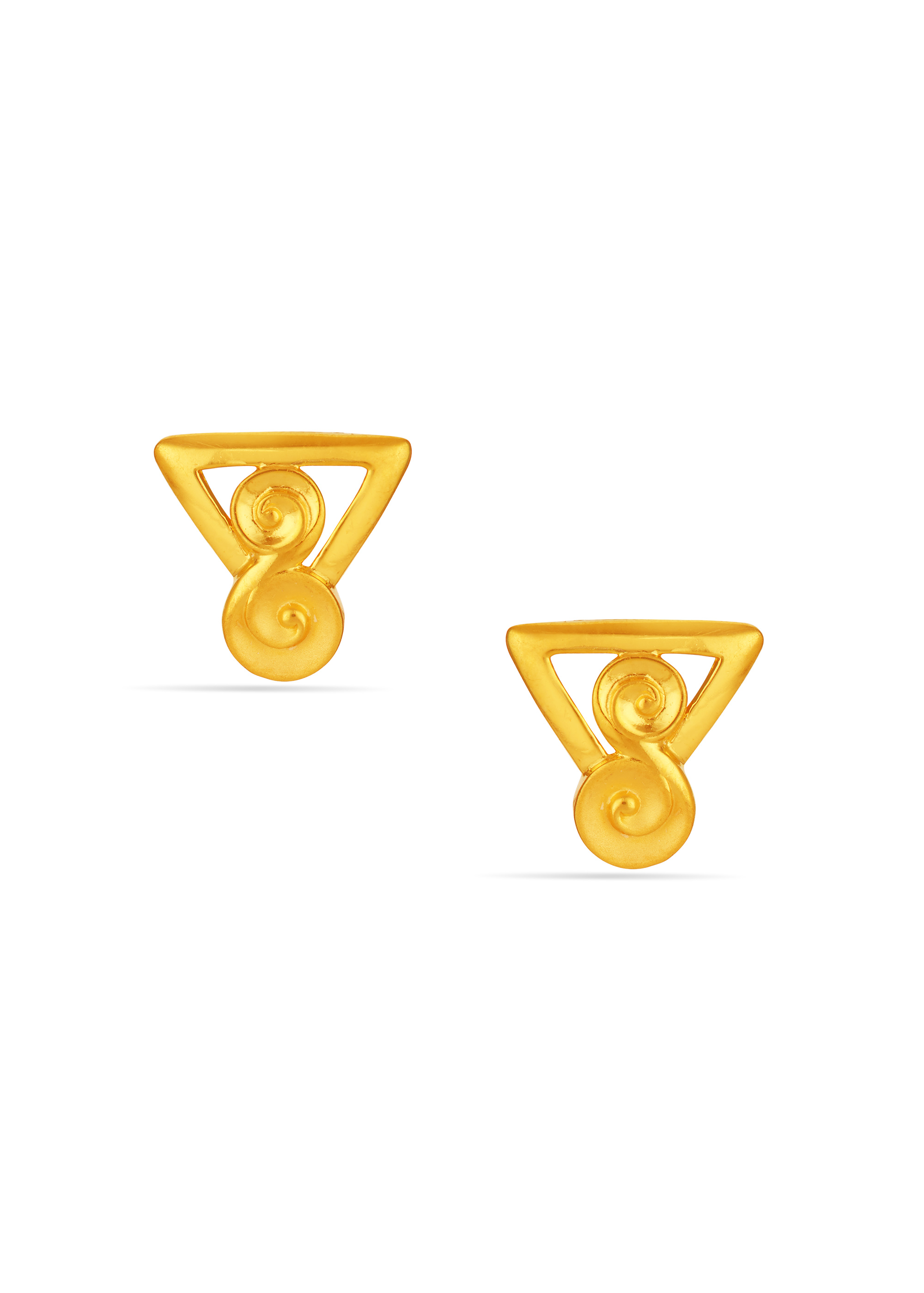 Blooming Beauty 22K Gold Flora Stud Earring