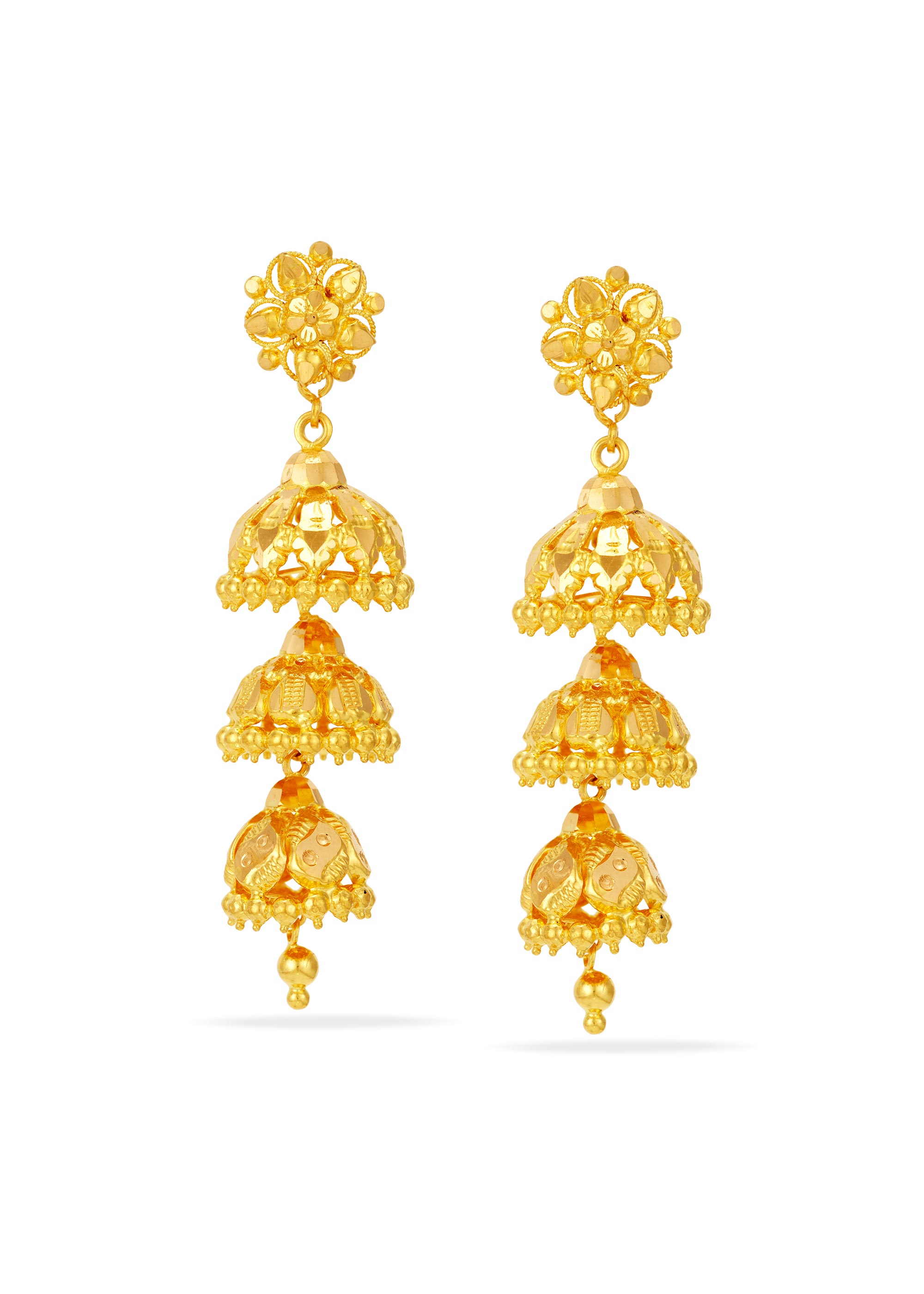 Simplicity Trending 22K Gold Jhumka Earring