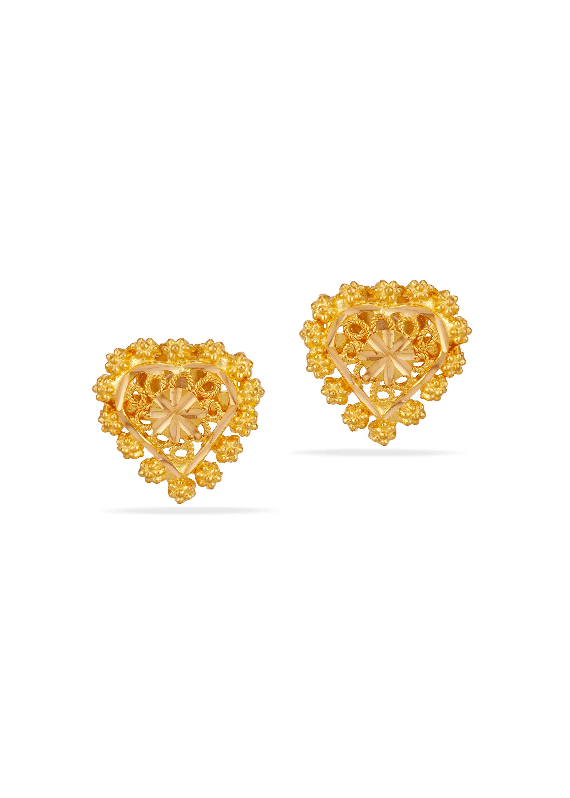 Golden Heritage 22K Gold Stud Earring