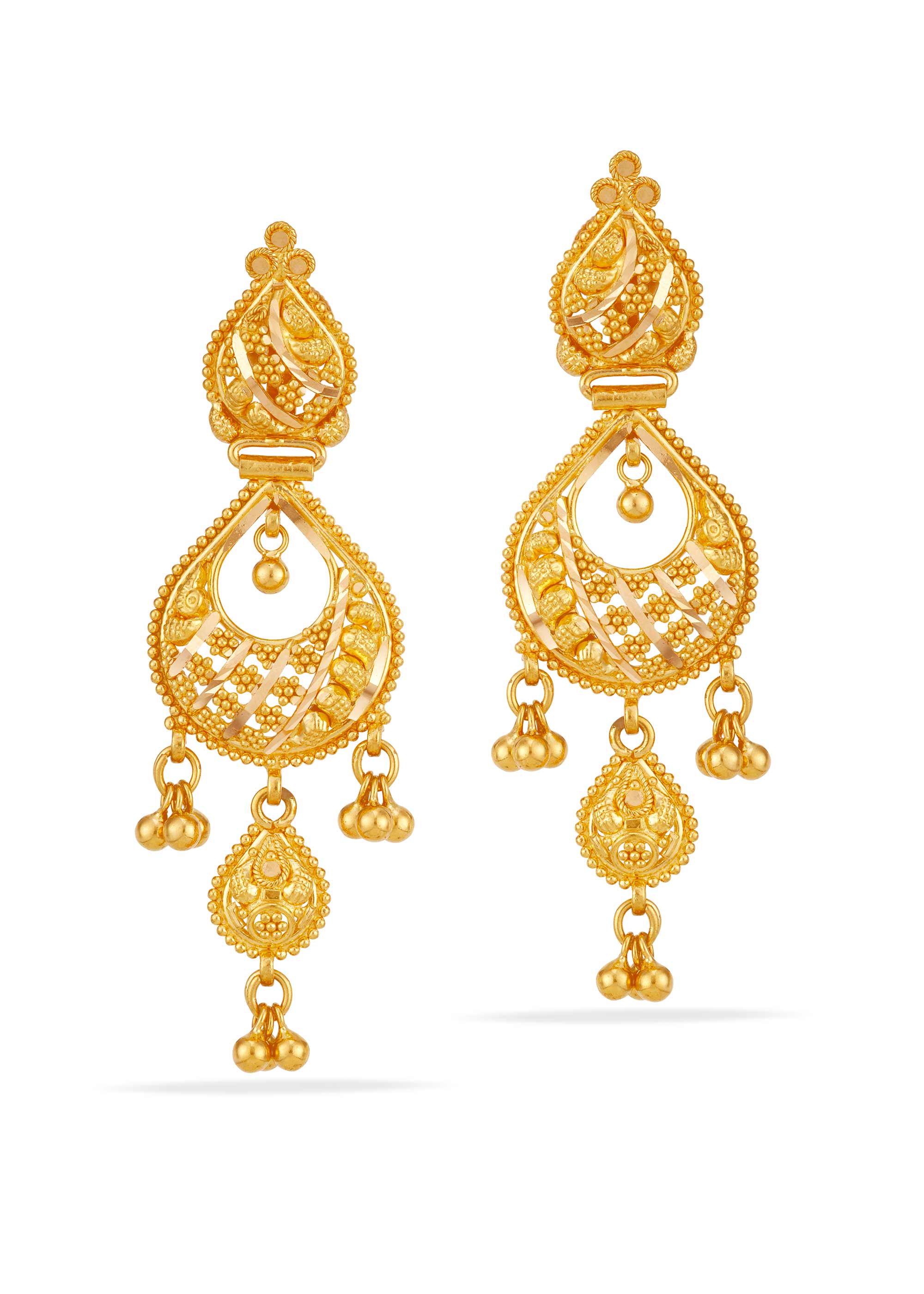 Dance of Grace 22K Gold Earring