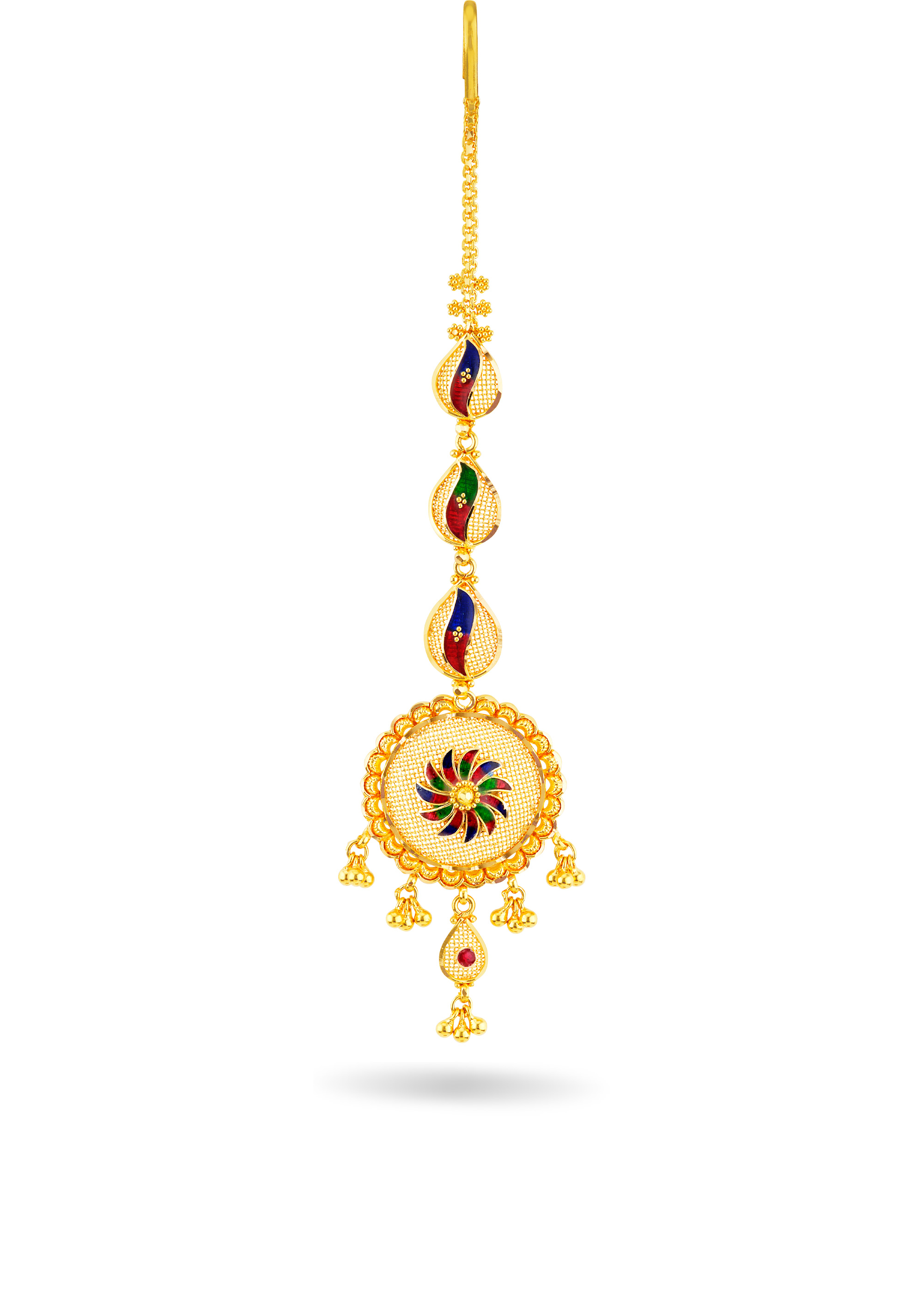 Regal Bloom 22K Gold Maang Tikka