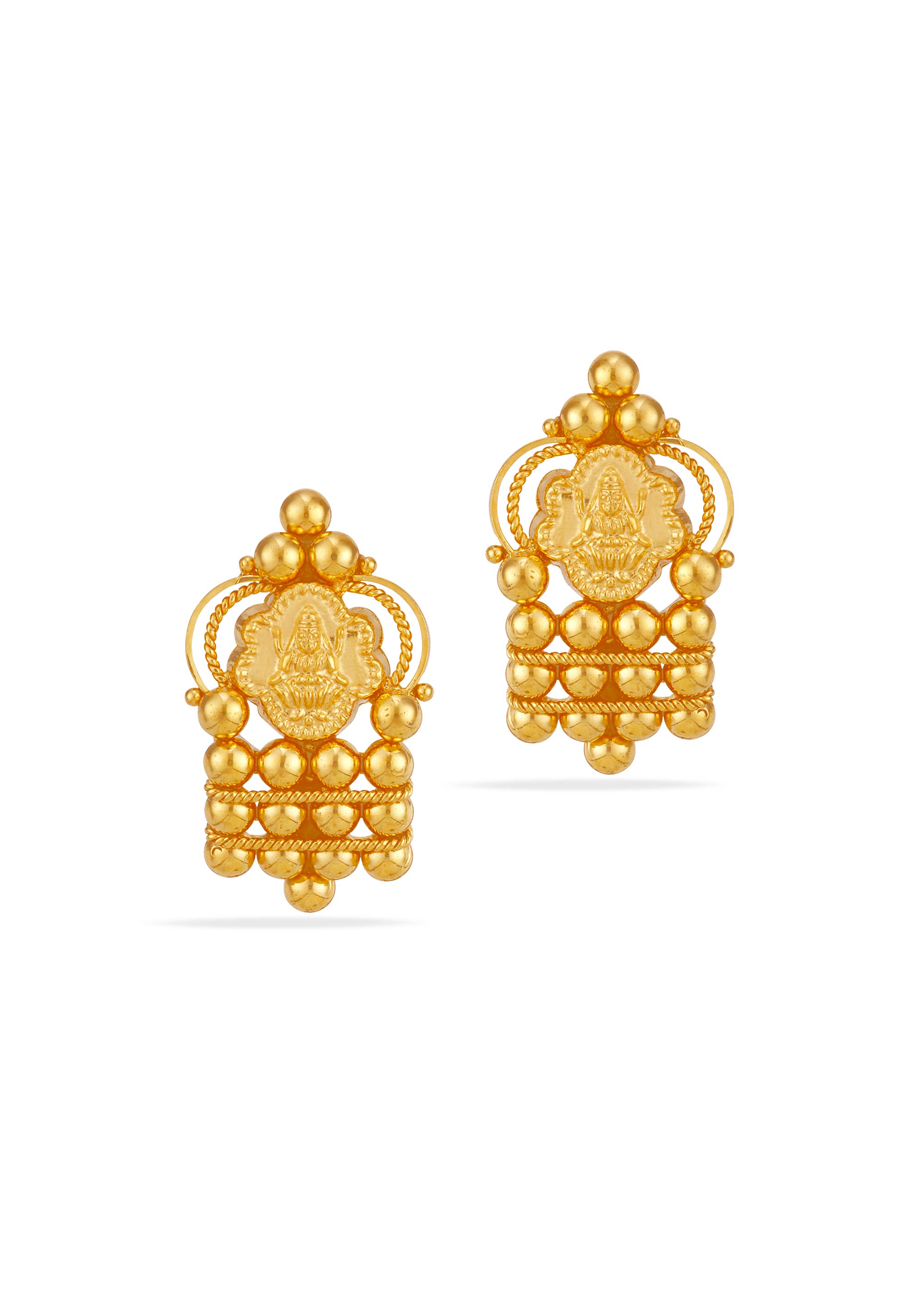 Subtle Shine 22K Gold Stud Earring