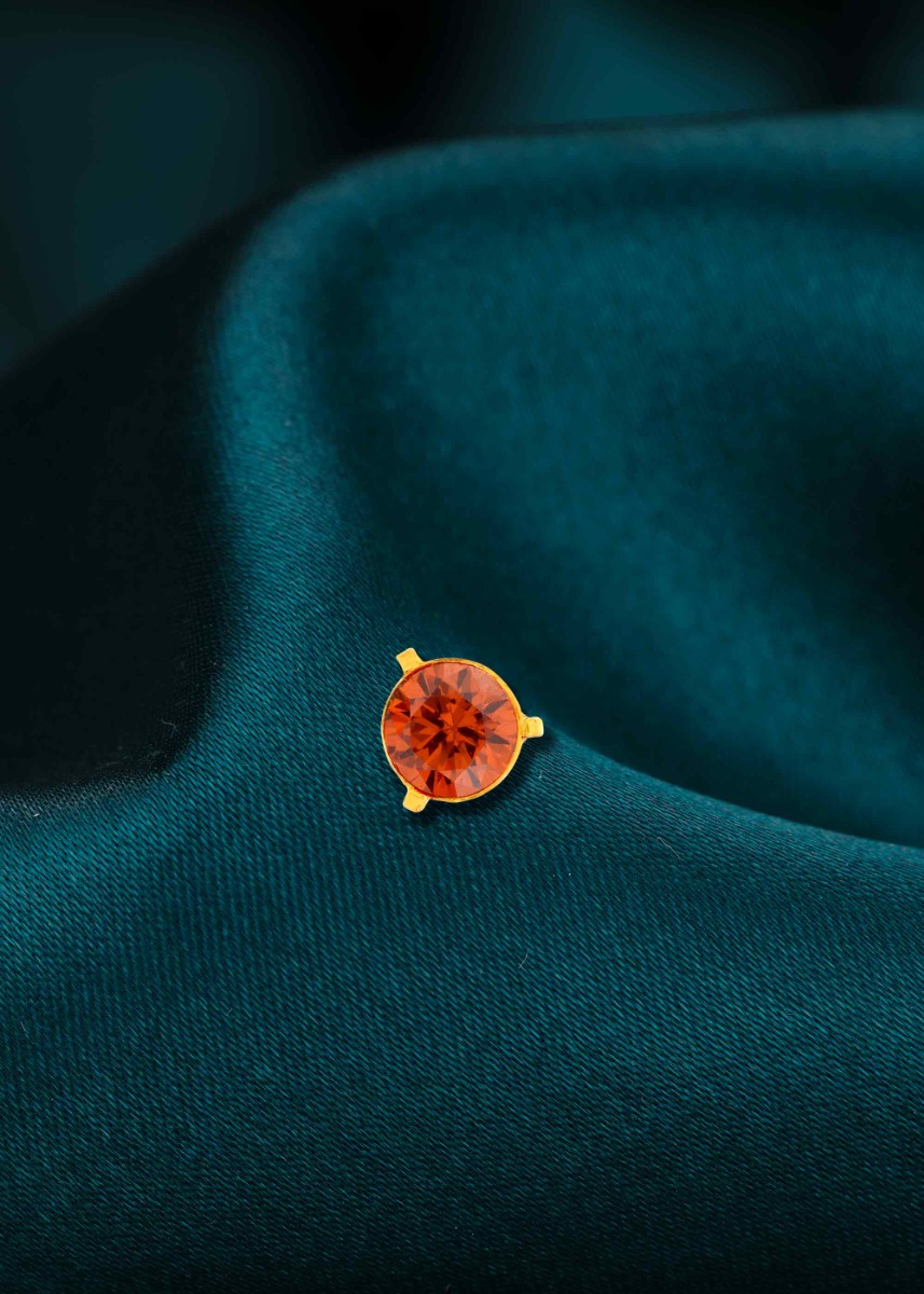 Timeless Bloom 22K Gold Traditional Nose Pin