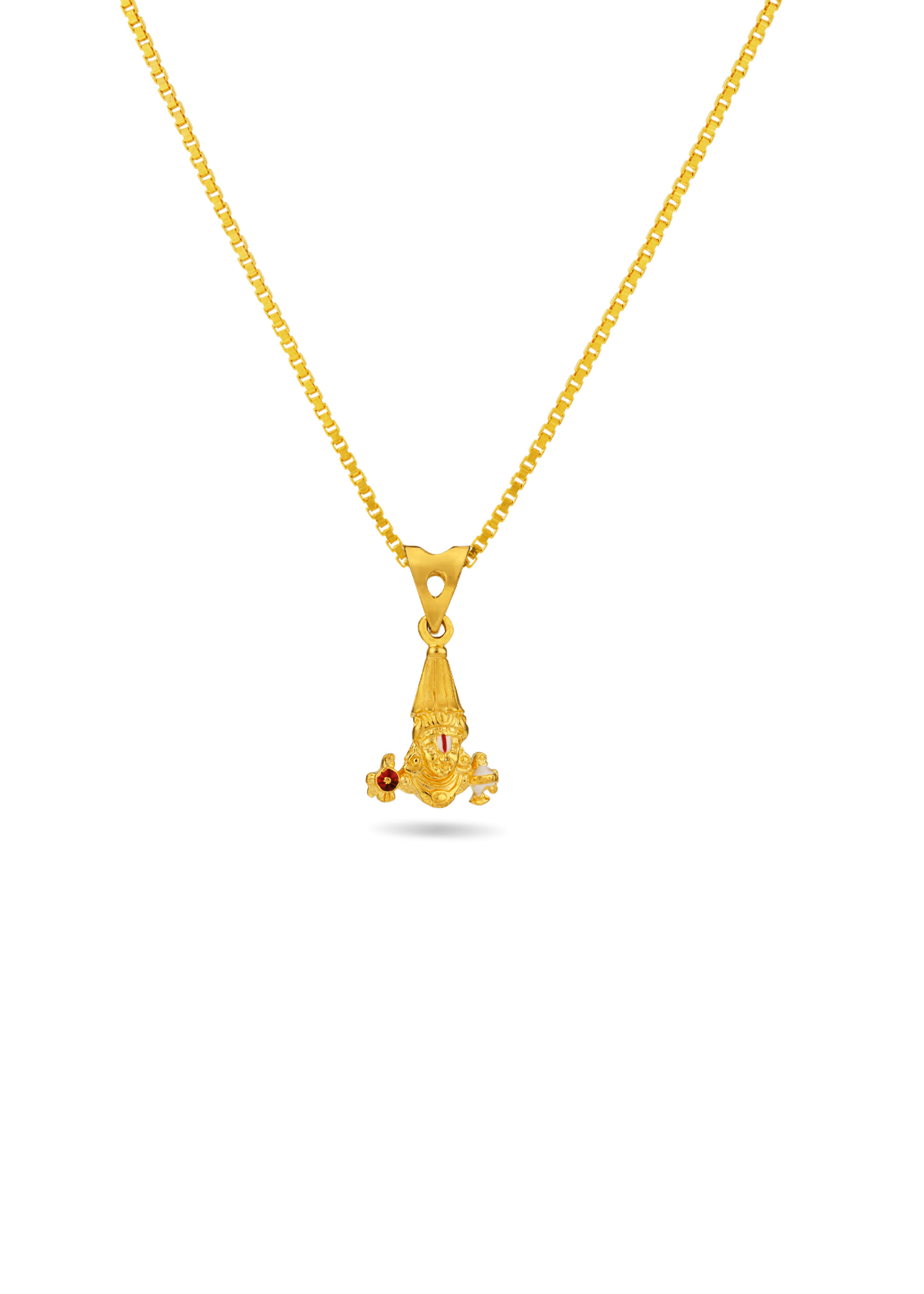 Balaji Blessings 22K Gold Pendant