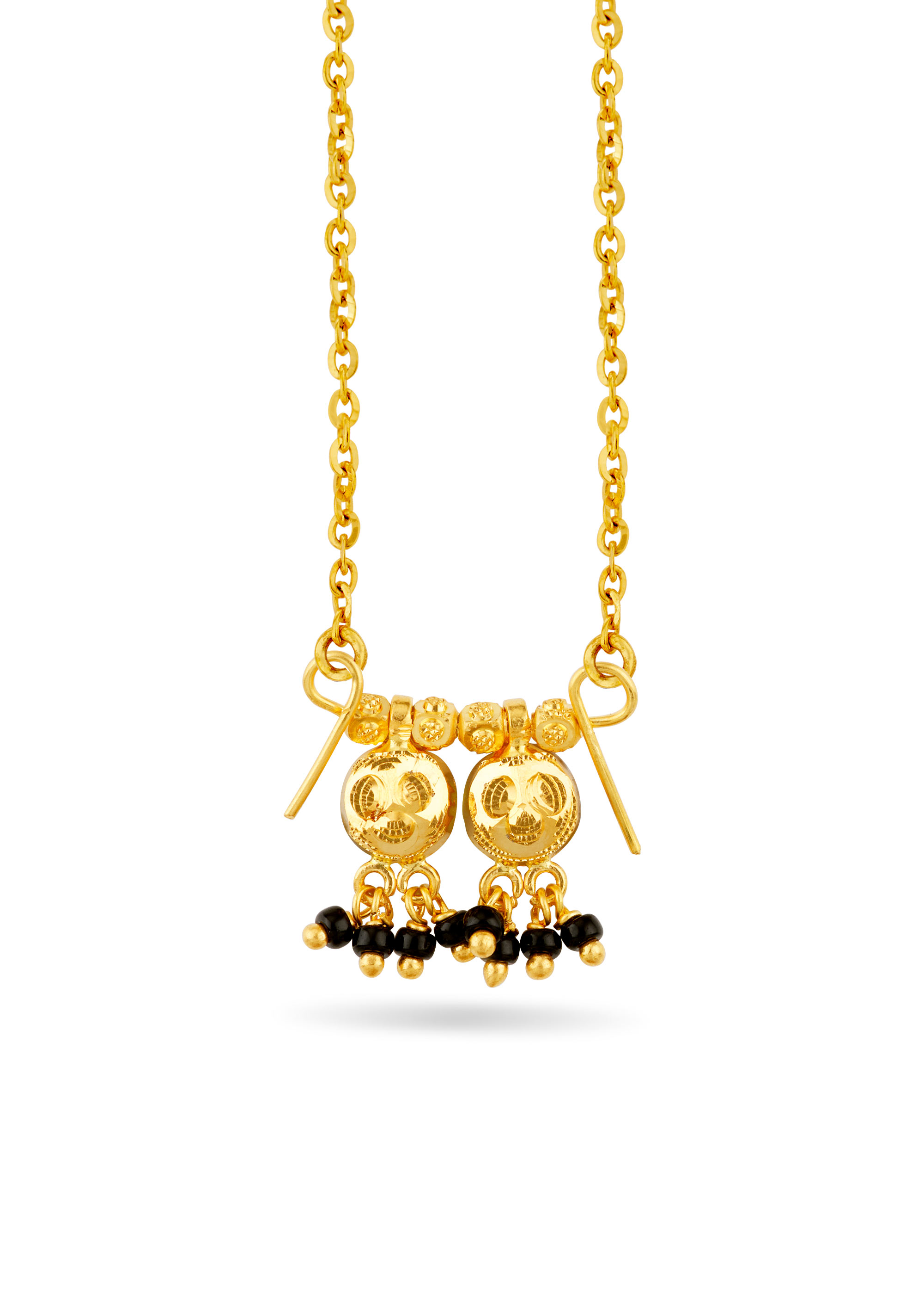 Handmade Traditional 22K Gold Thali Pendant