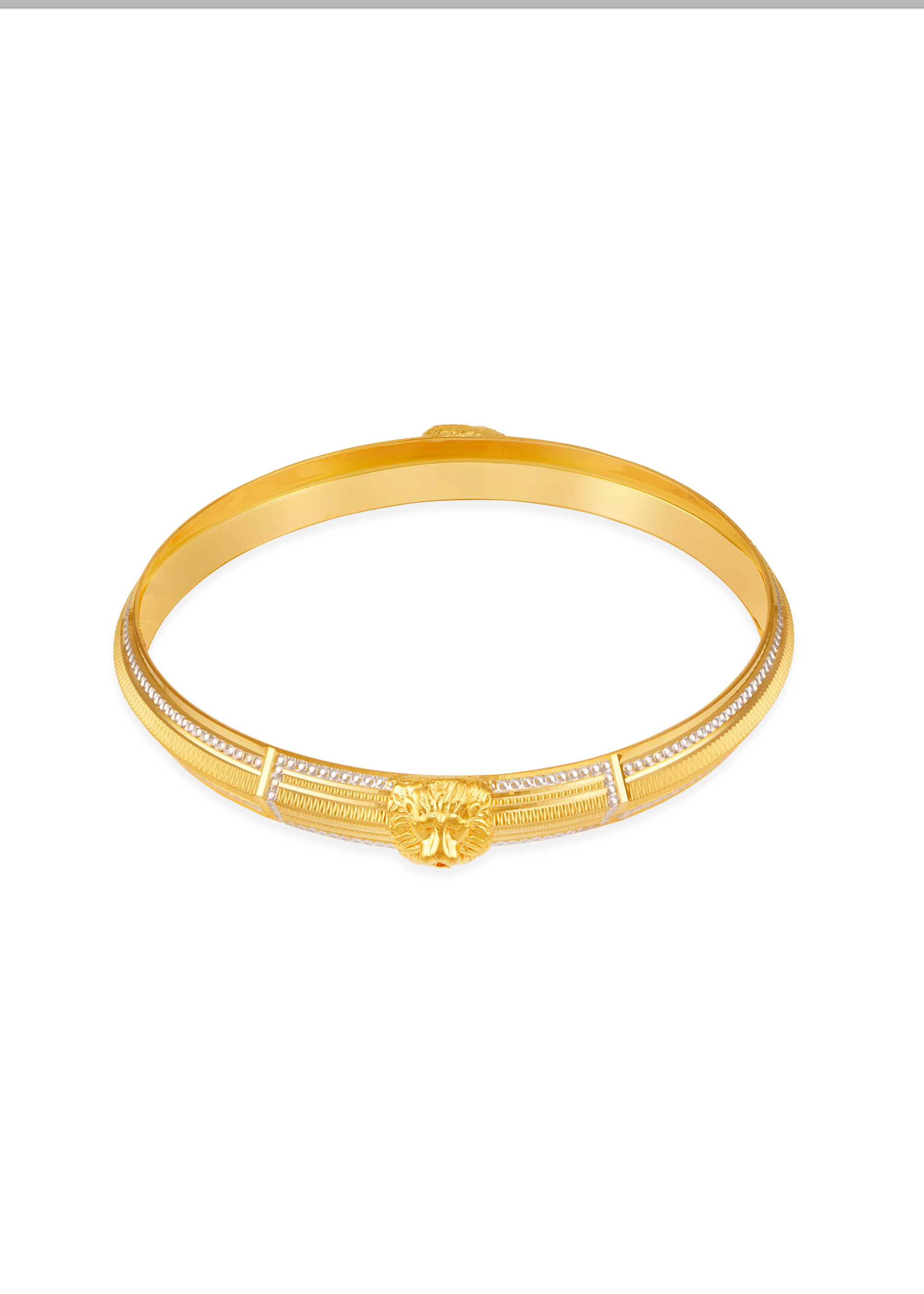 Lion Inspired 22K Gold Men's Kada