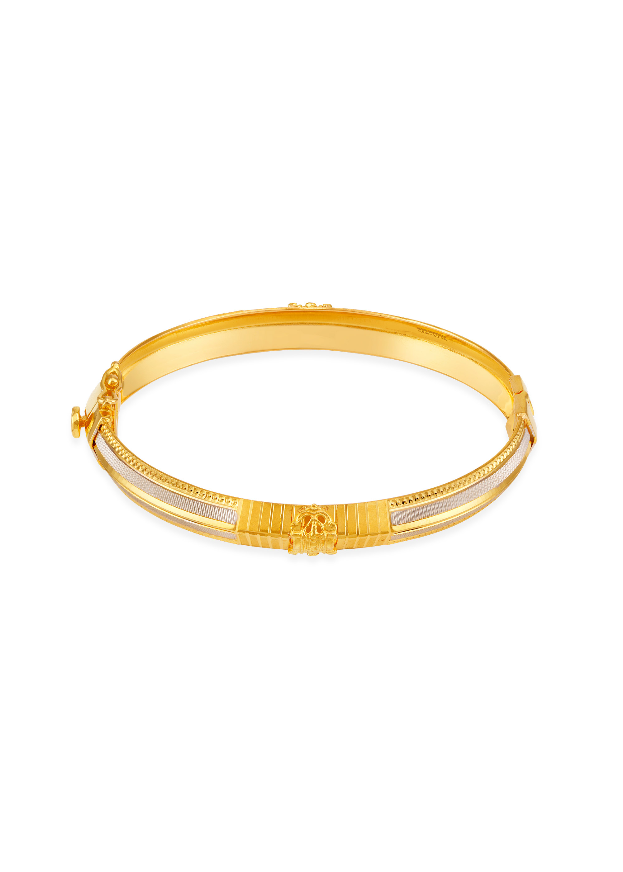 Men's Clip-Type 22K Gold Kada