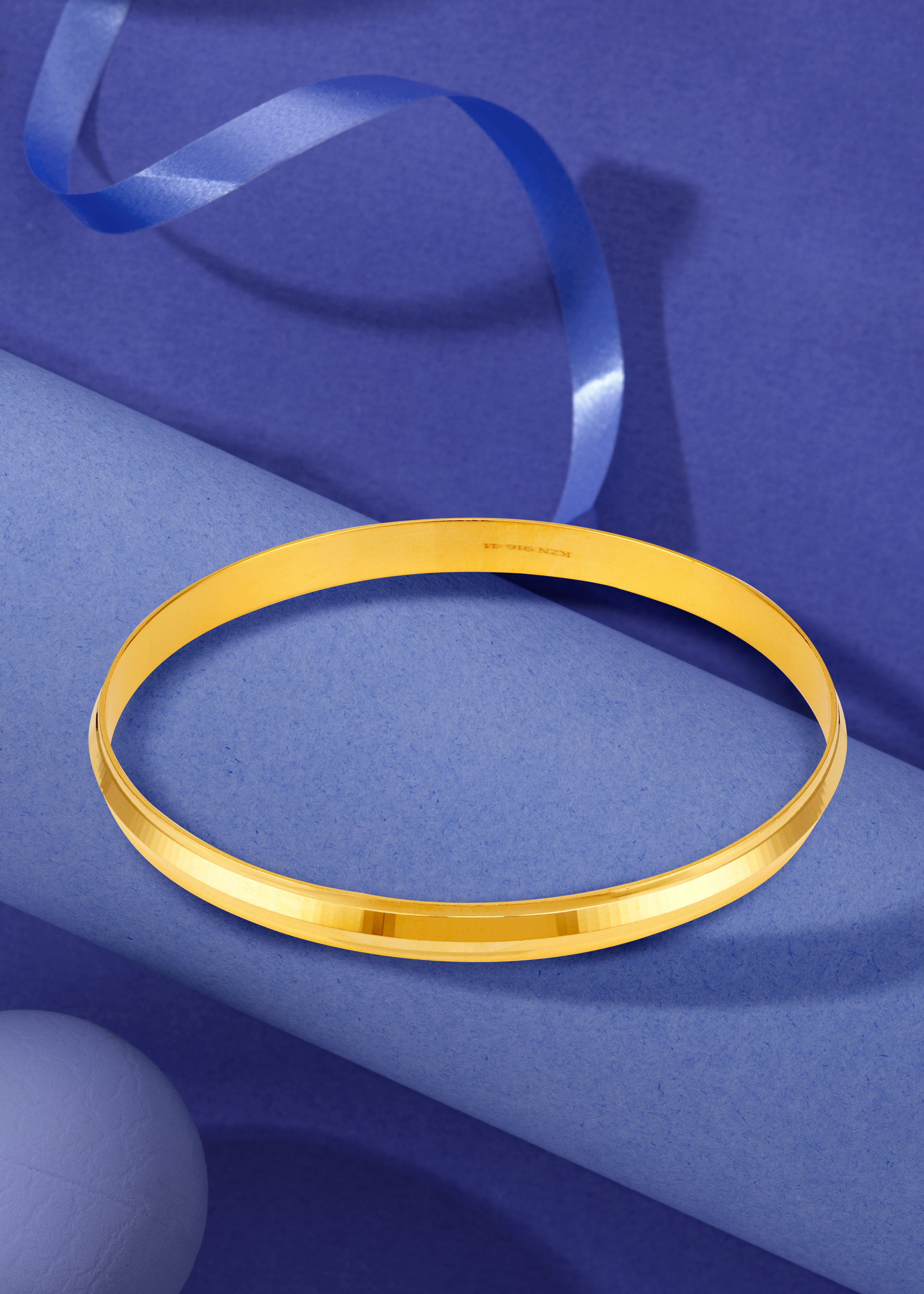 Punjabi Style 22K Gold Men's Kada