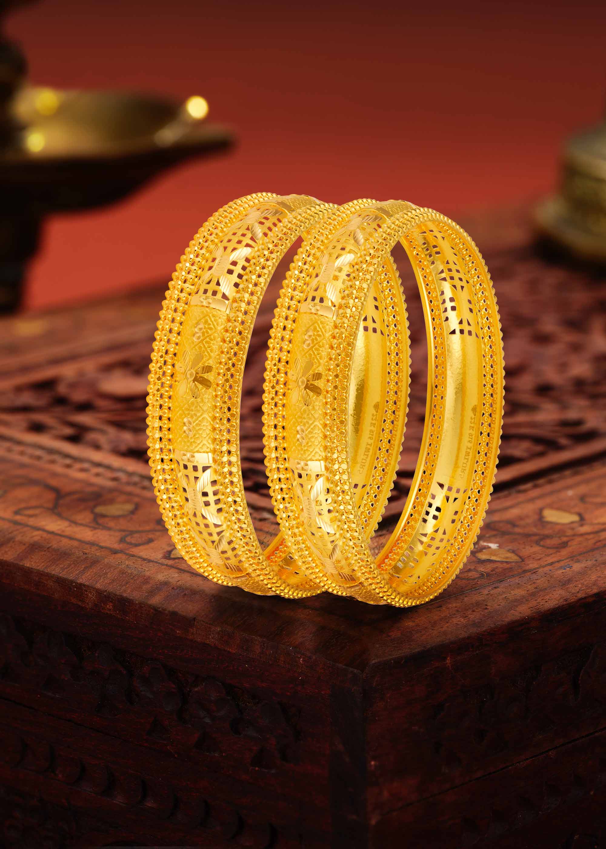 Fancy and Fun 22K Gold Bangle