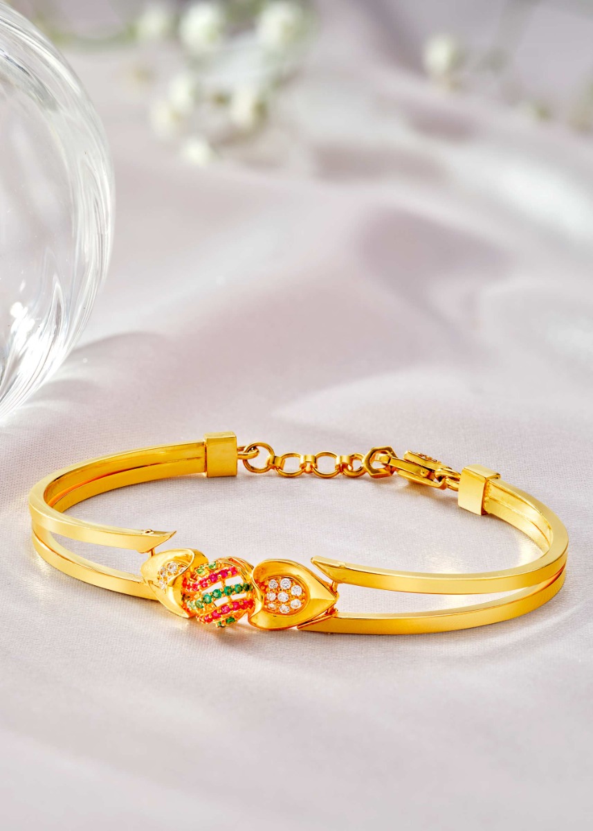 Oval Chic 22K Gold Bracelet