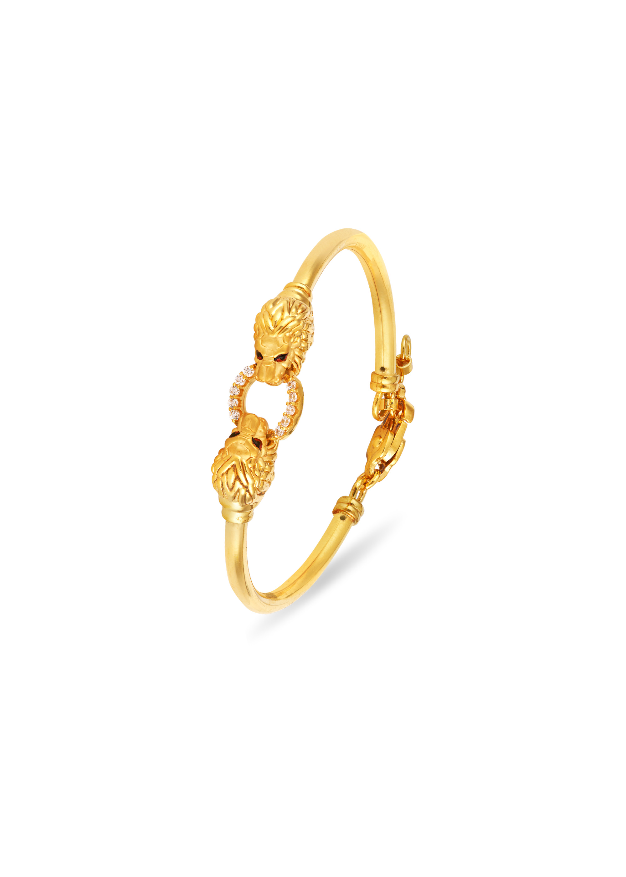 Graceful Lion 22K Gold Baby Bangle