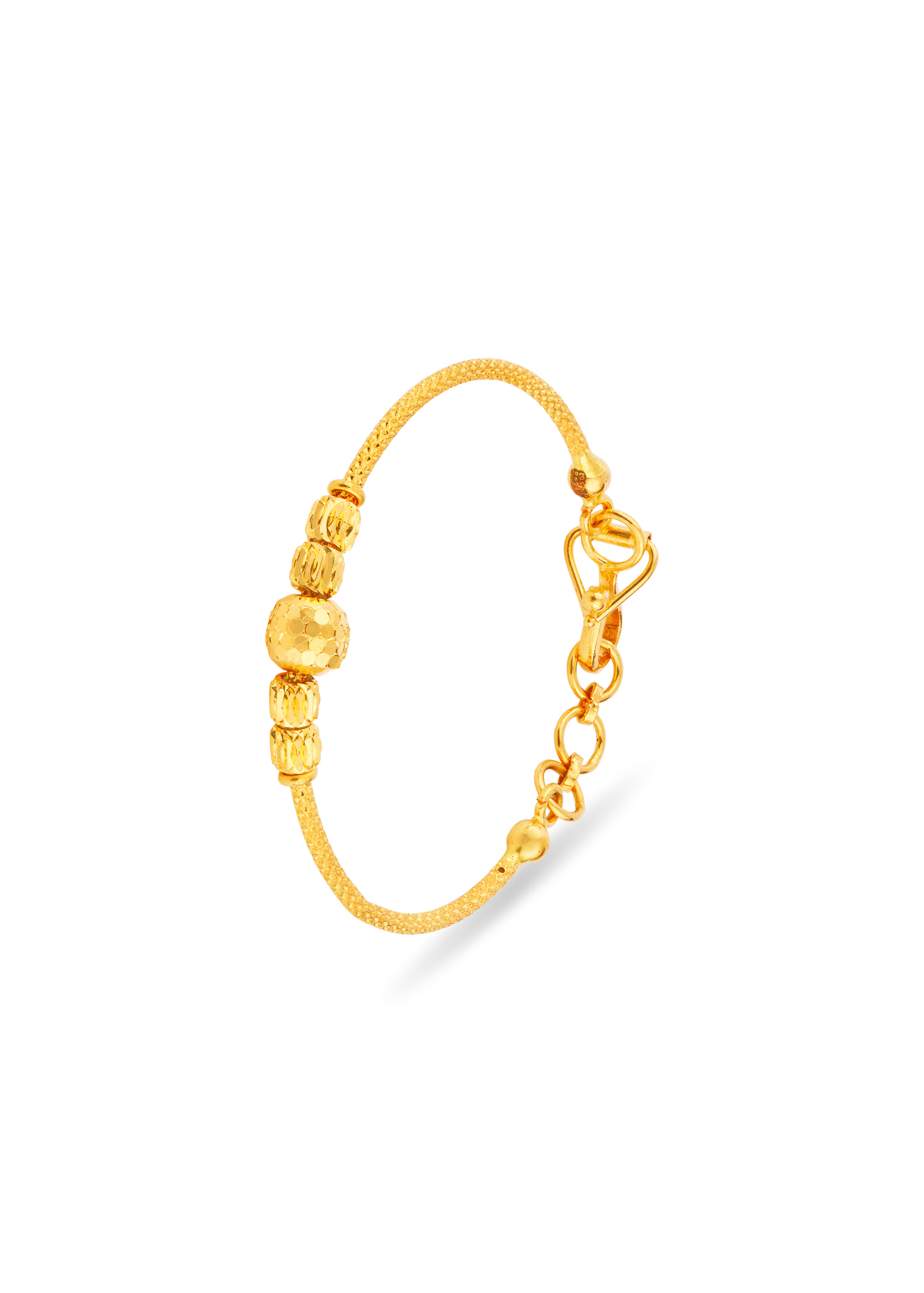 Heritage Touch 22K Gold Baby Bangle