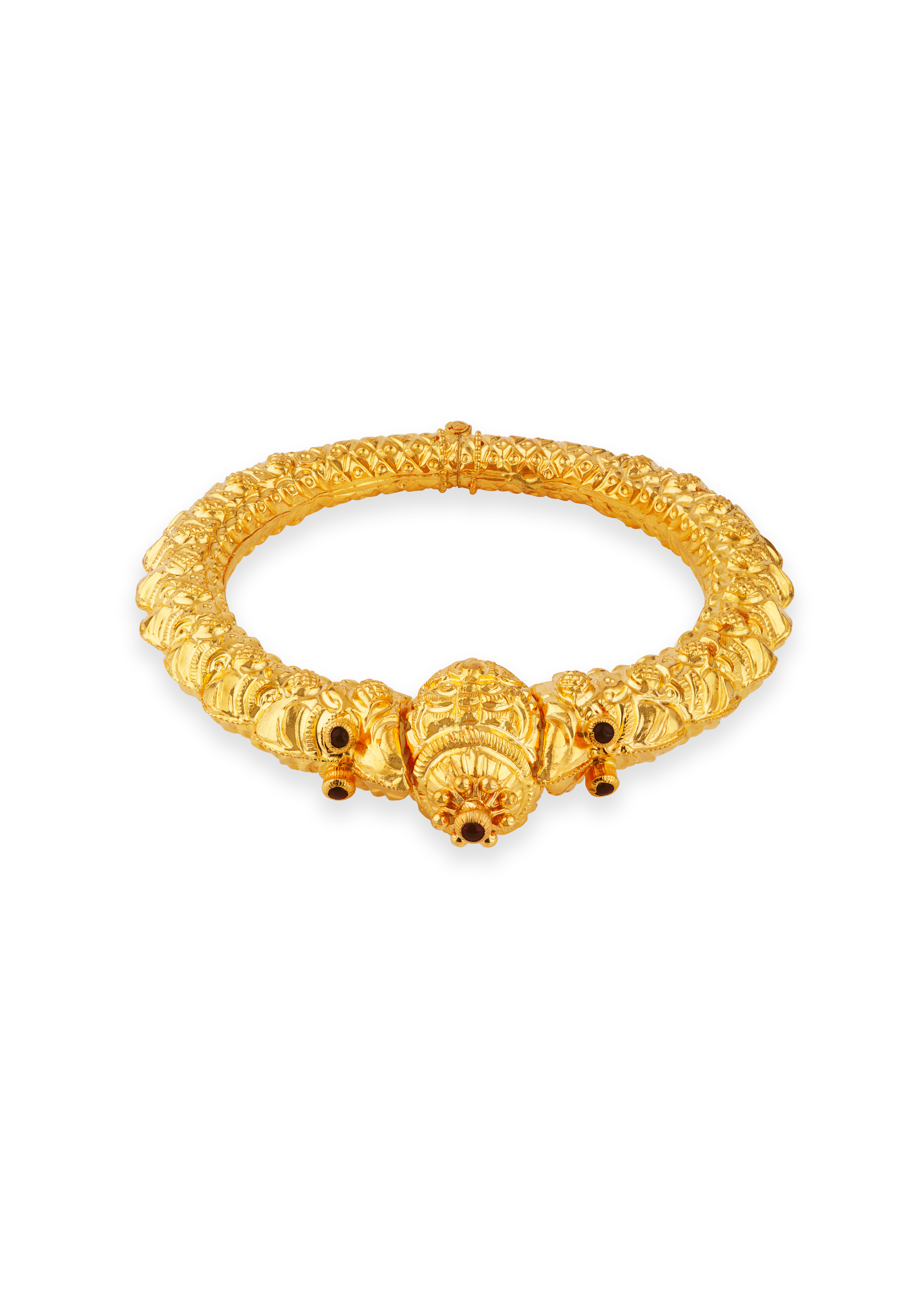 Roaring Charm 22K Gold Simha Bangle