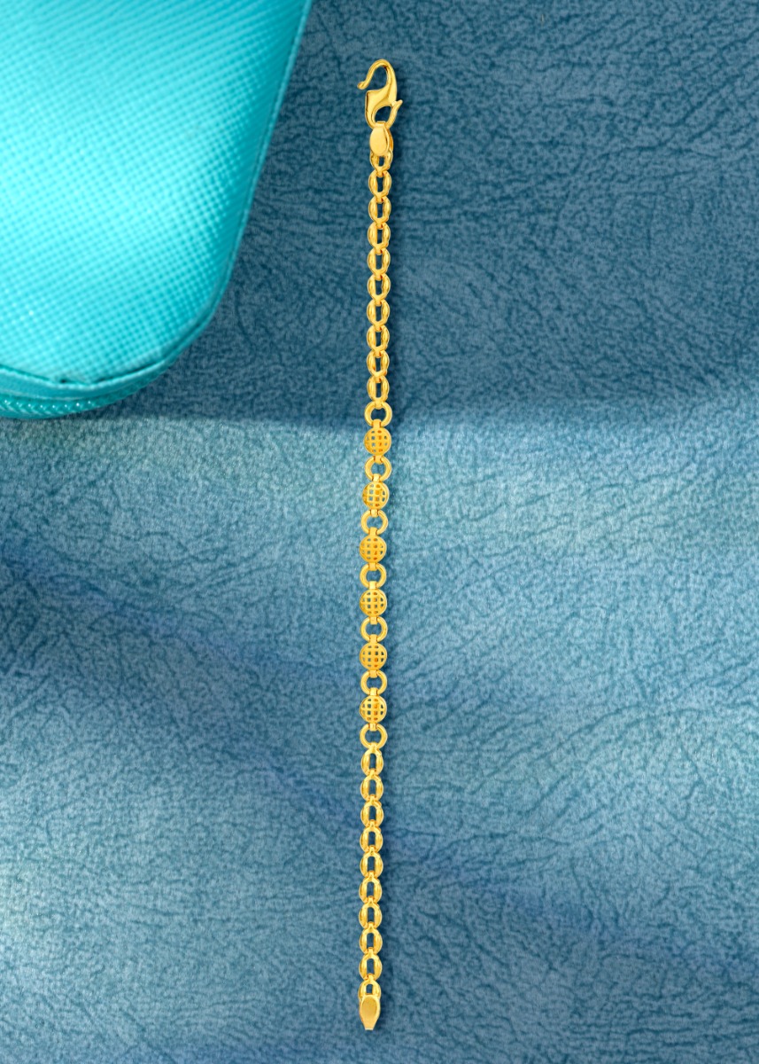 Lightweight Thin 22K Gold Daily Wear Bracelet