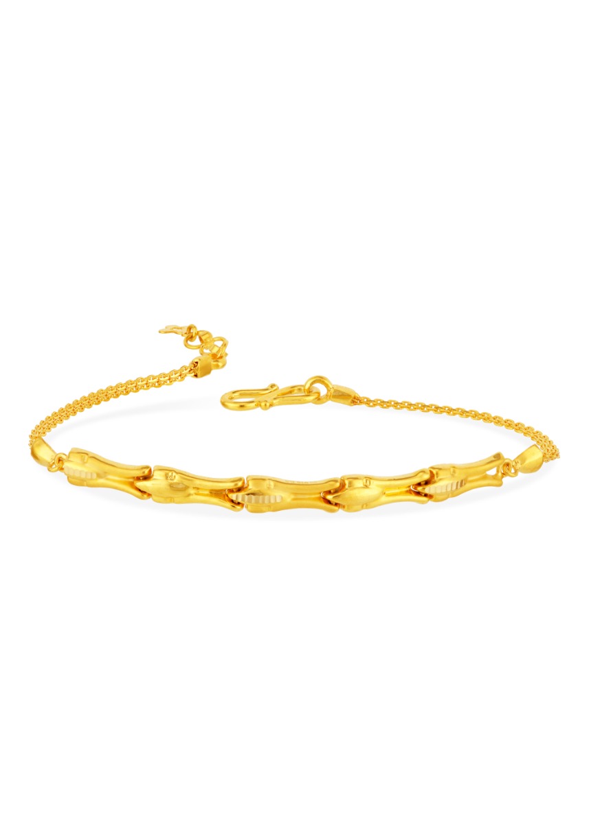 Fancy Office Wear 22K Gold Bracelet