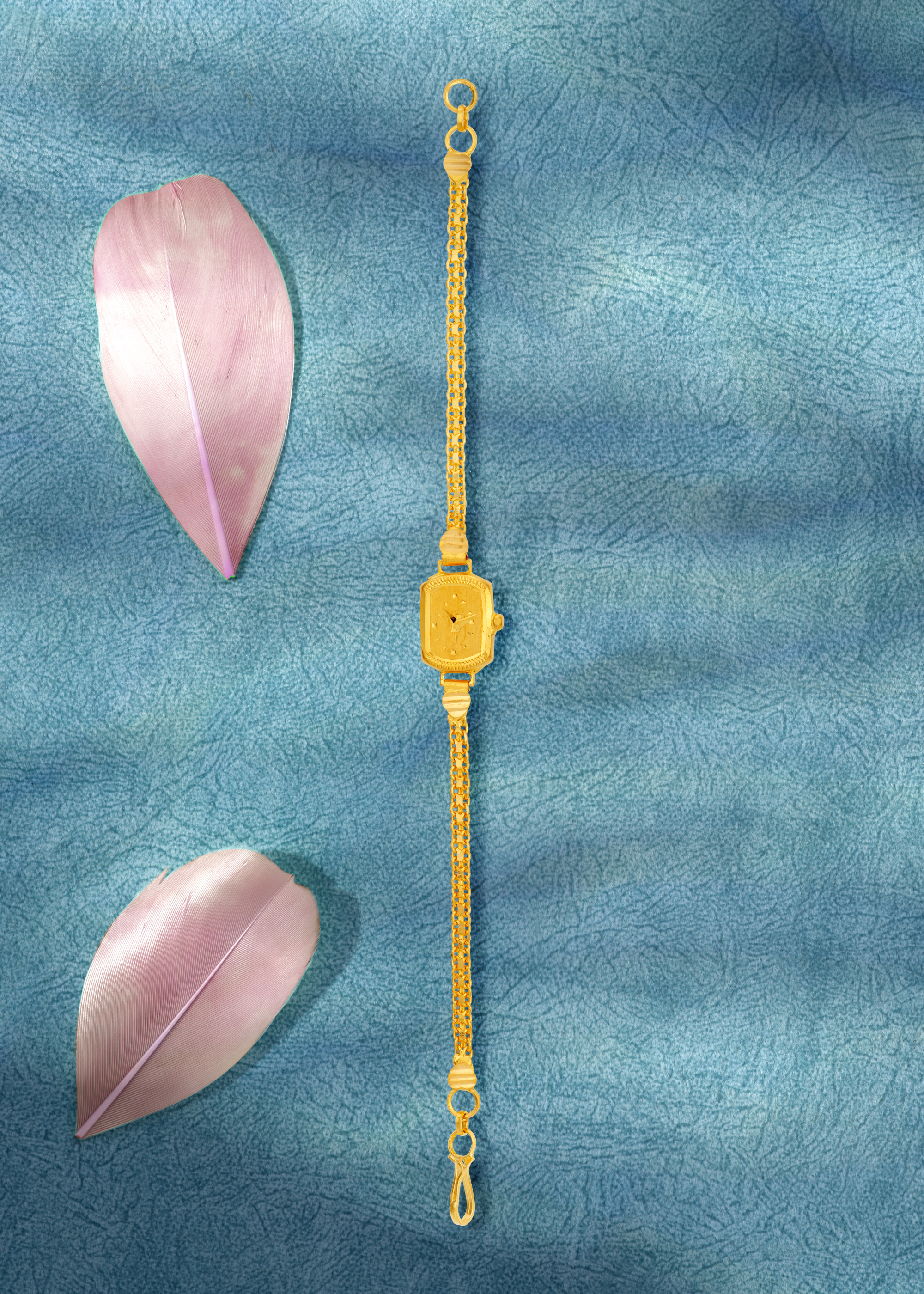 Charming Baby 22K Gold Watch-Inspired Bracelet