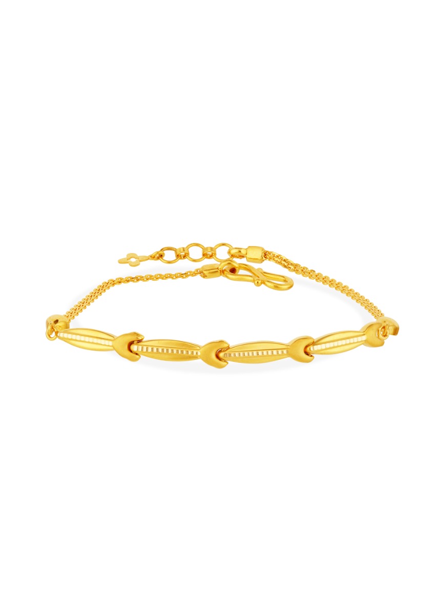 Chic Office Wear 22K Gold Bracelet