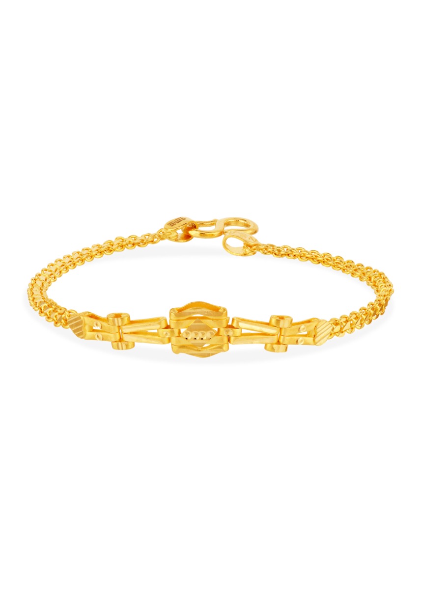Charming Baby Cartier 22K Gold Bracelet
