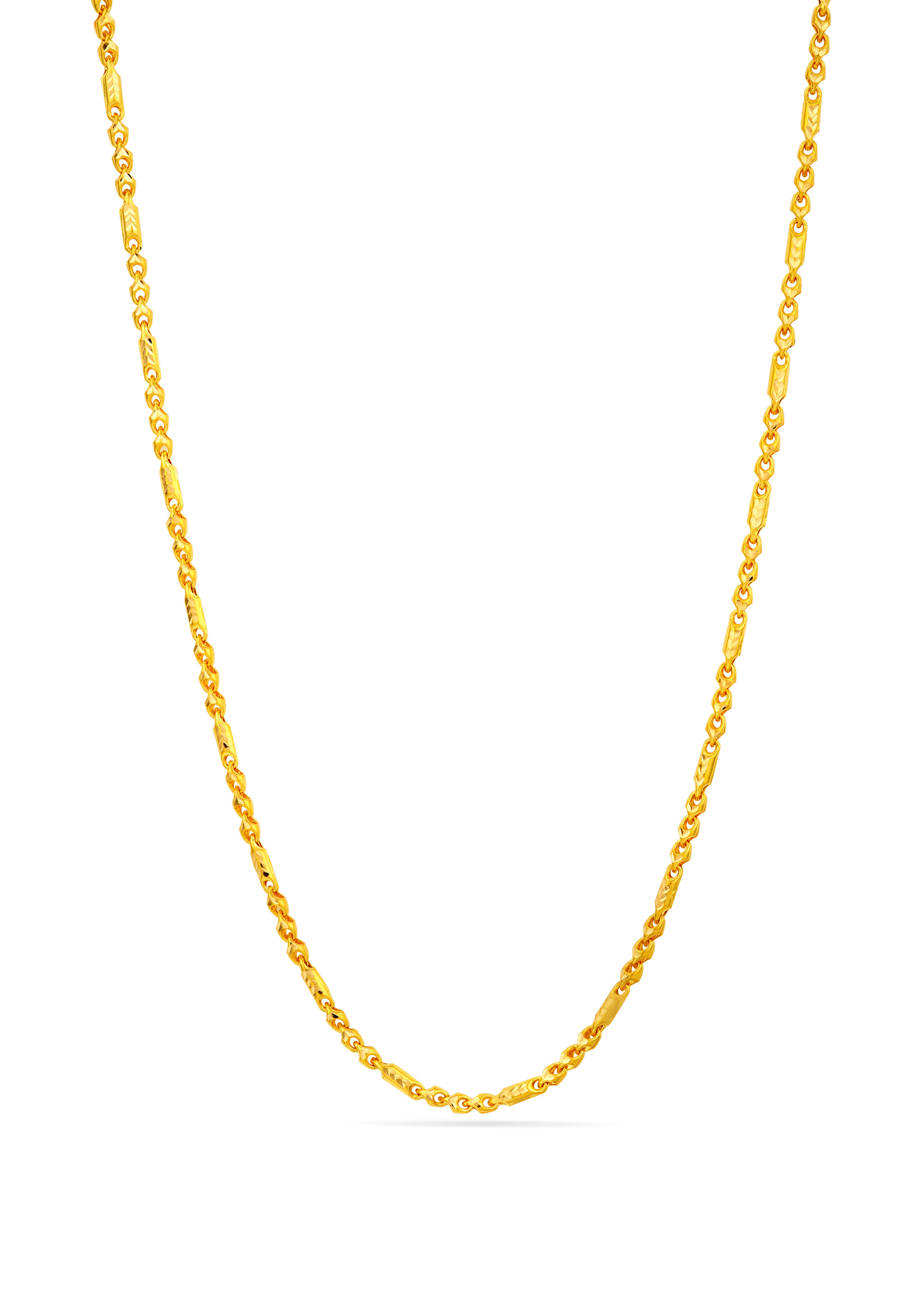 Bold and Refined 22K Gold Men's Chain