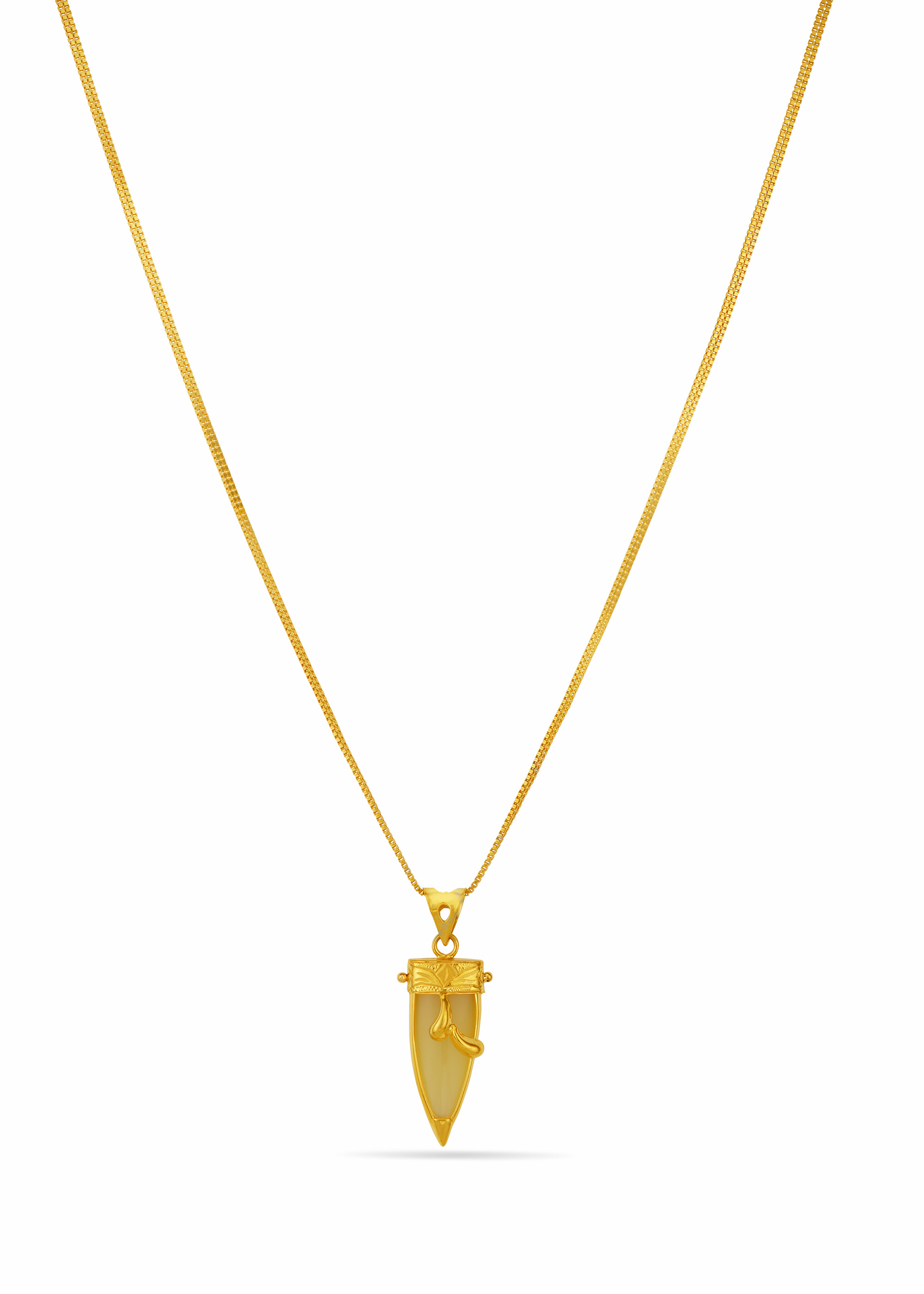 Twin Box Chain 22K Gold Necklace