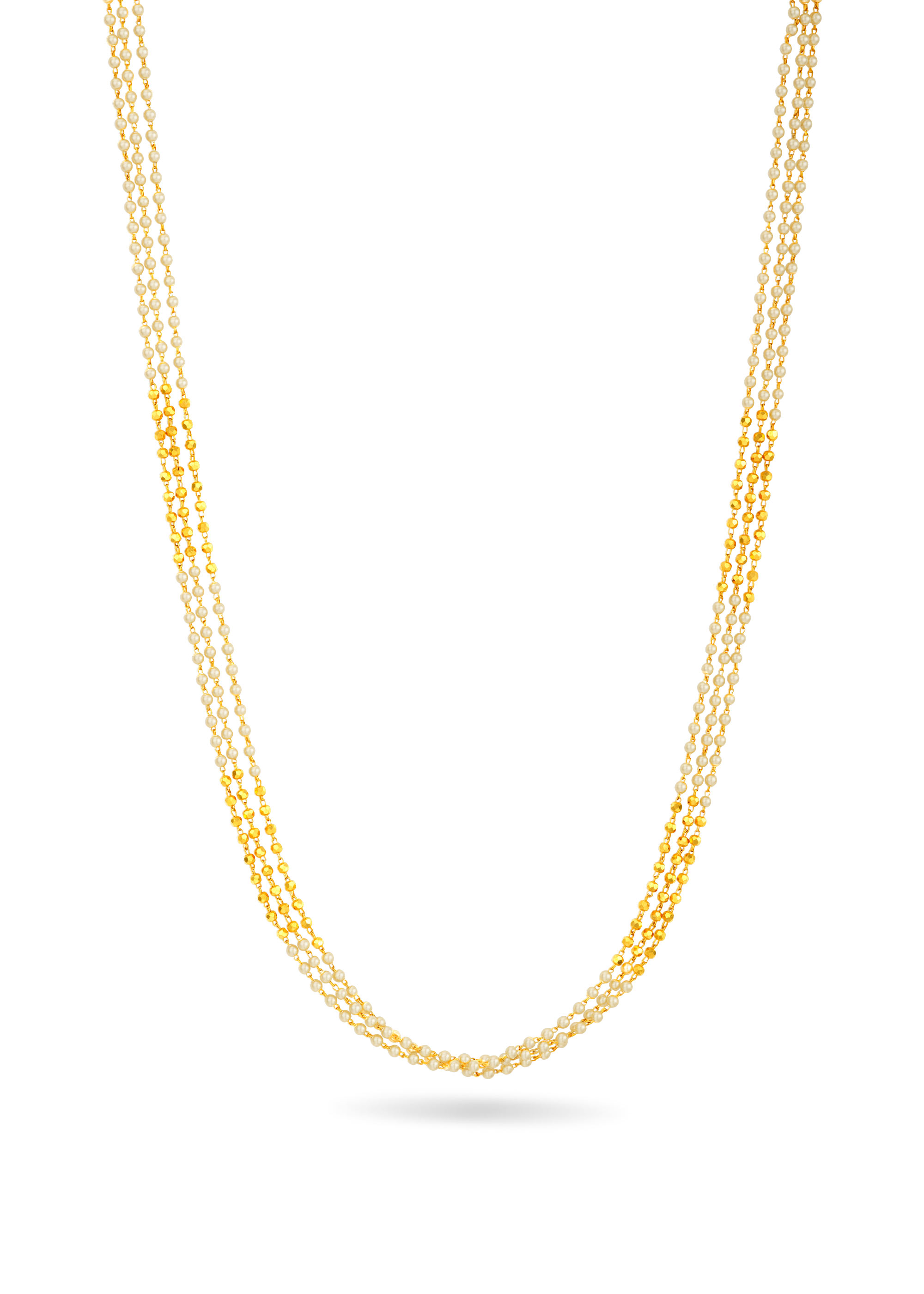Pearl Bunch 22K Gold Grace Chain