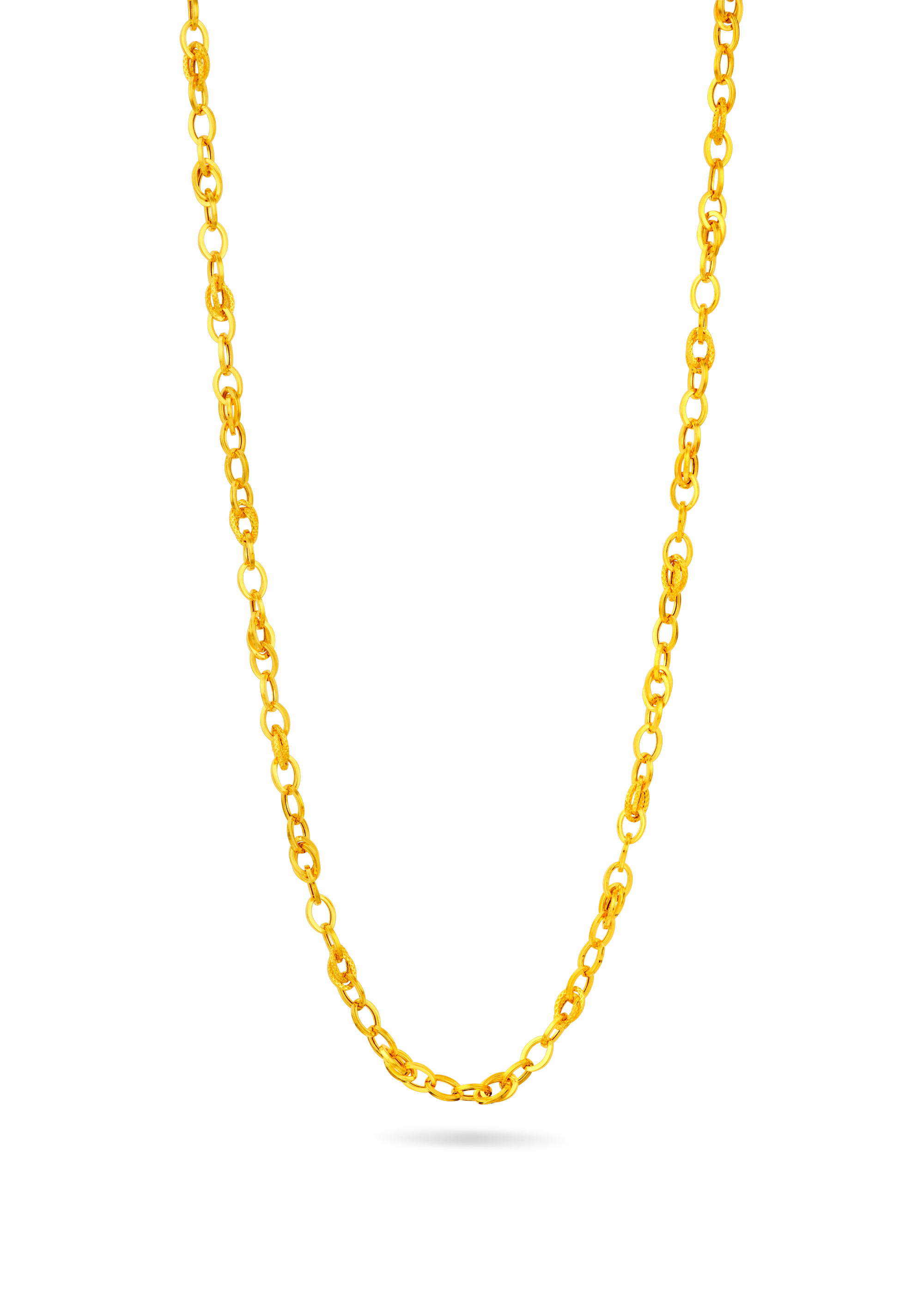 Lightweight Indo-Italian 22K Gold Chain