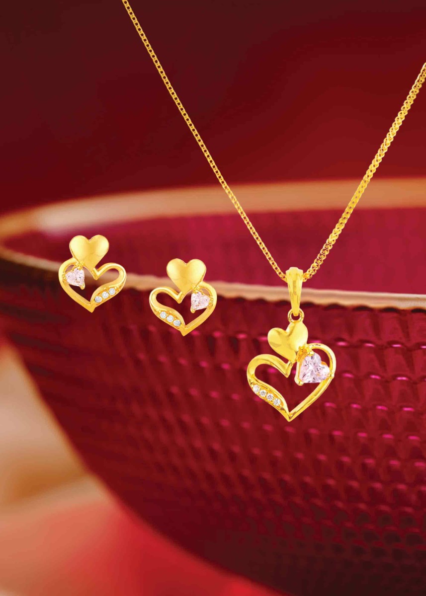 Love Bond 22K Gold Neckwear Set