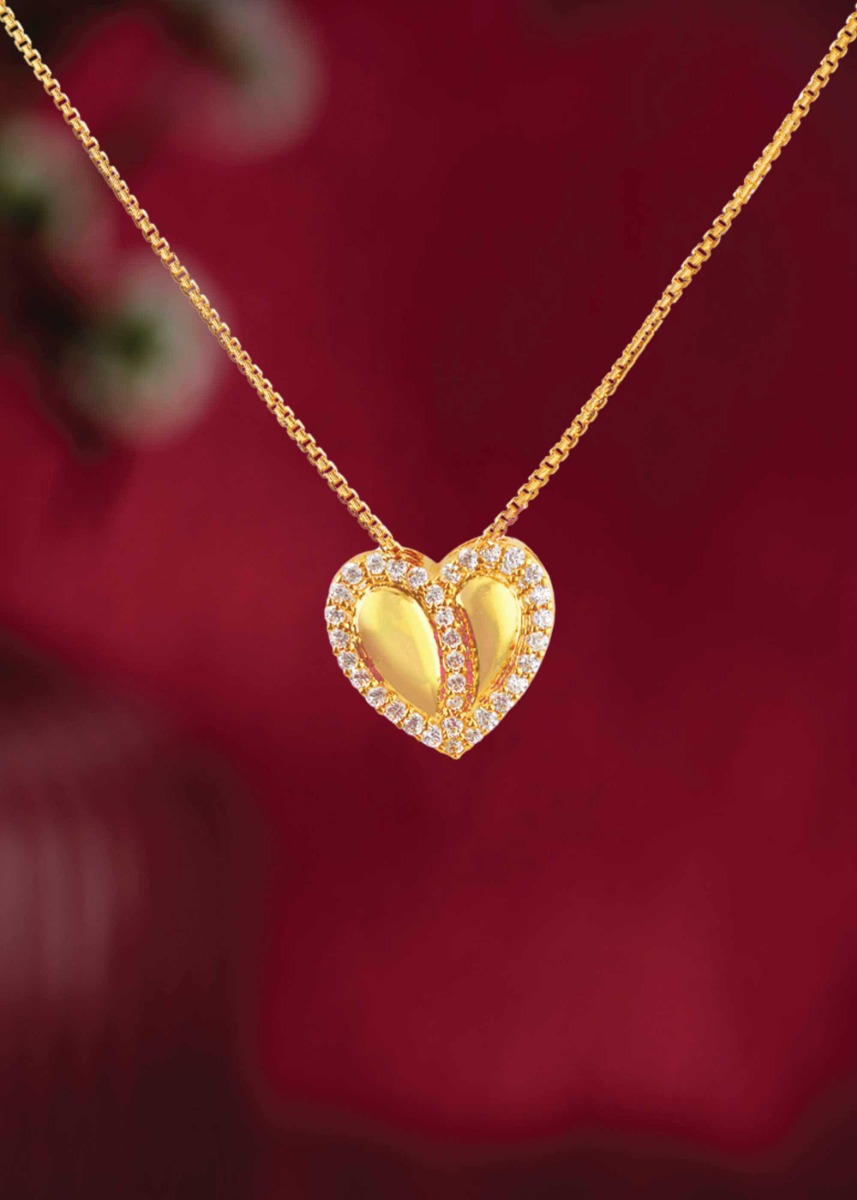 Heartful Pendant 22K Gold Chain