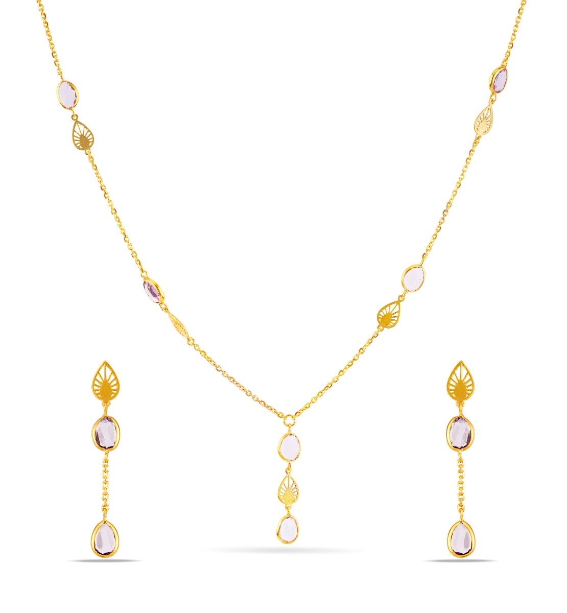 Color Whimsy 22K Gold Neckwear Set