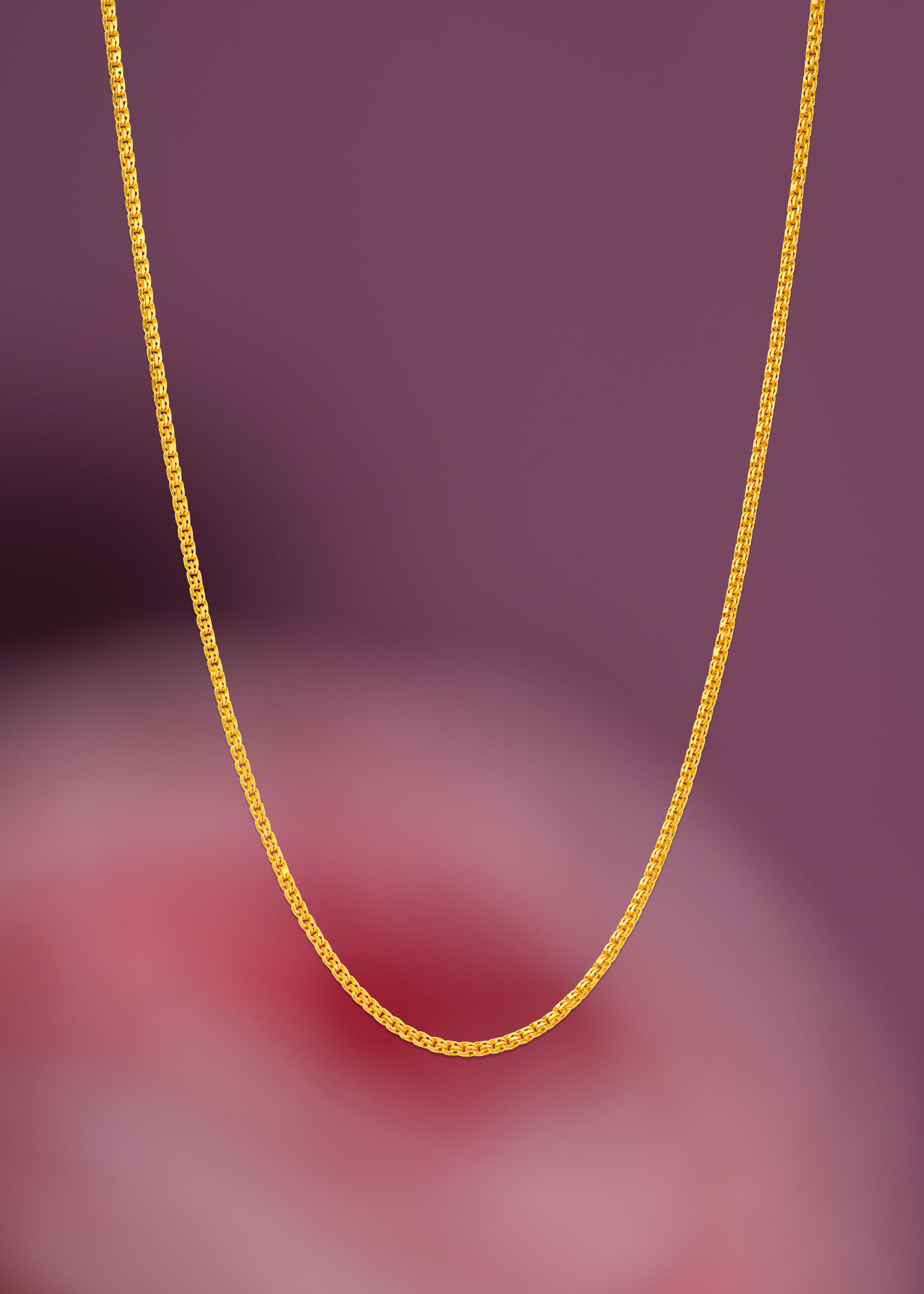 Intricately Designed 22K Gold Chain