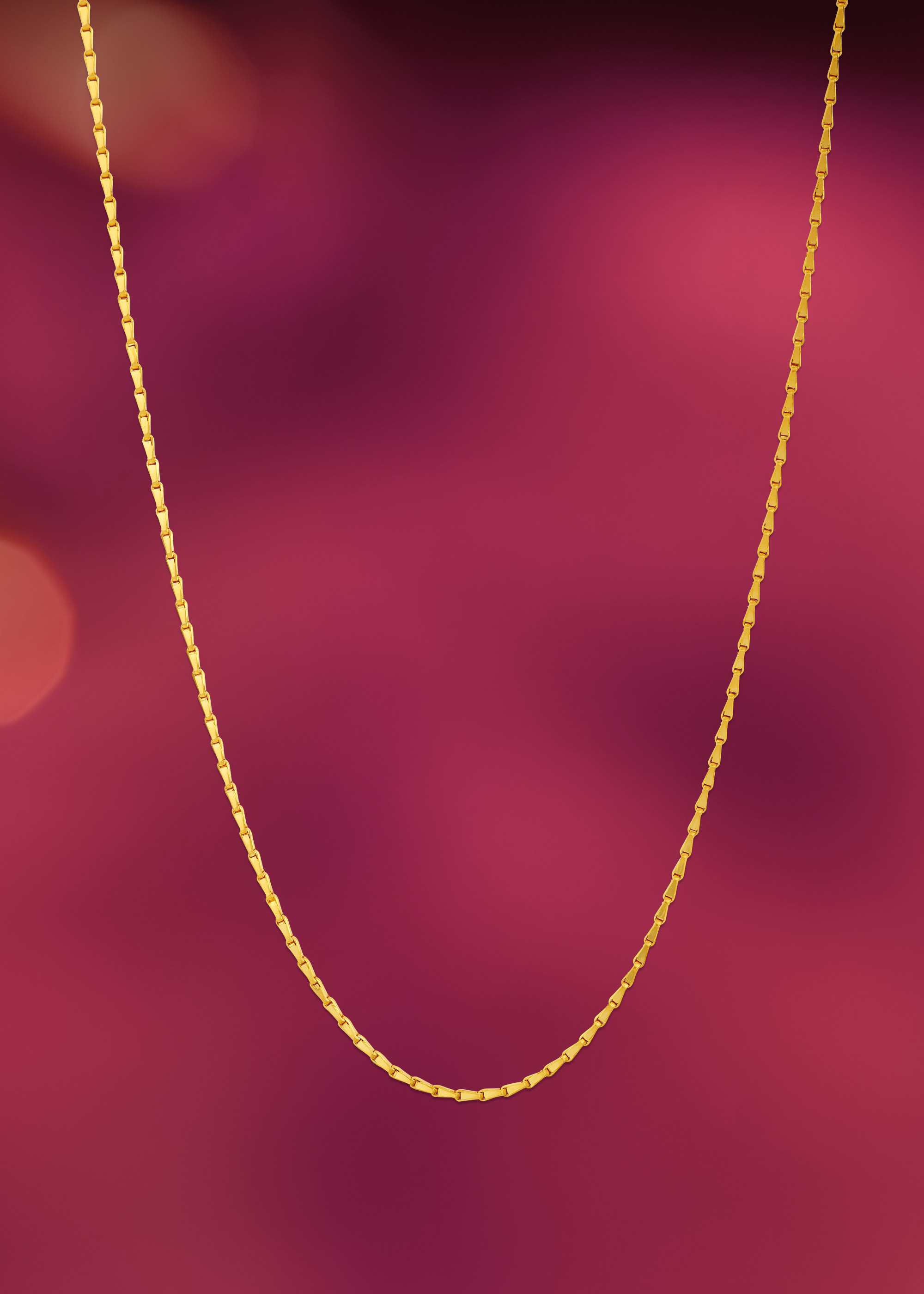 Exquisite Classic 22K Gold Chain