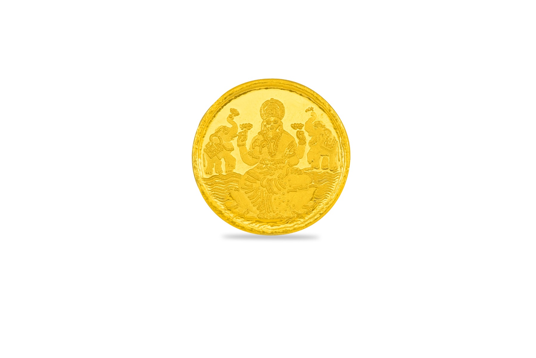 Blessings-Inspired Lakshmi 2 Gram 24KT Gold Coin
