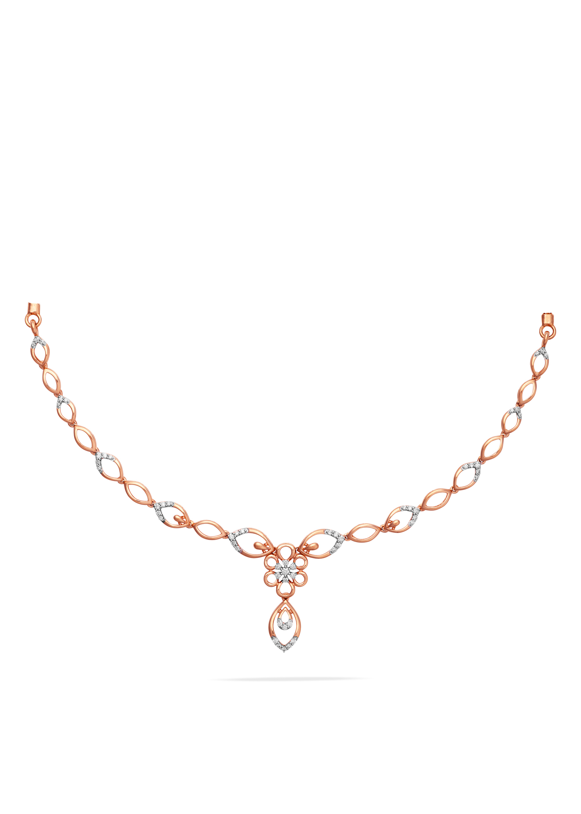 Jasmine Charm Diamond Necklace