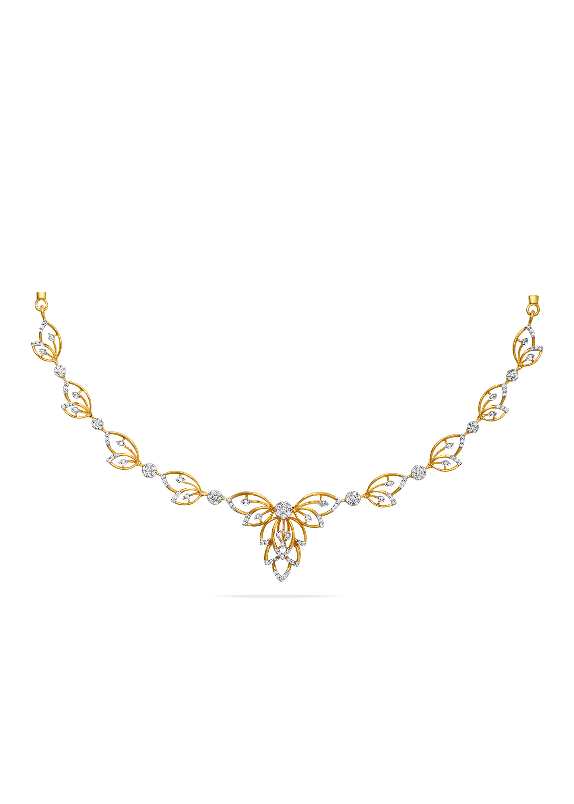 Fallen Leaves Diamond Necklace