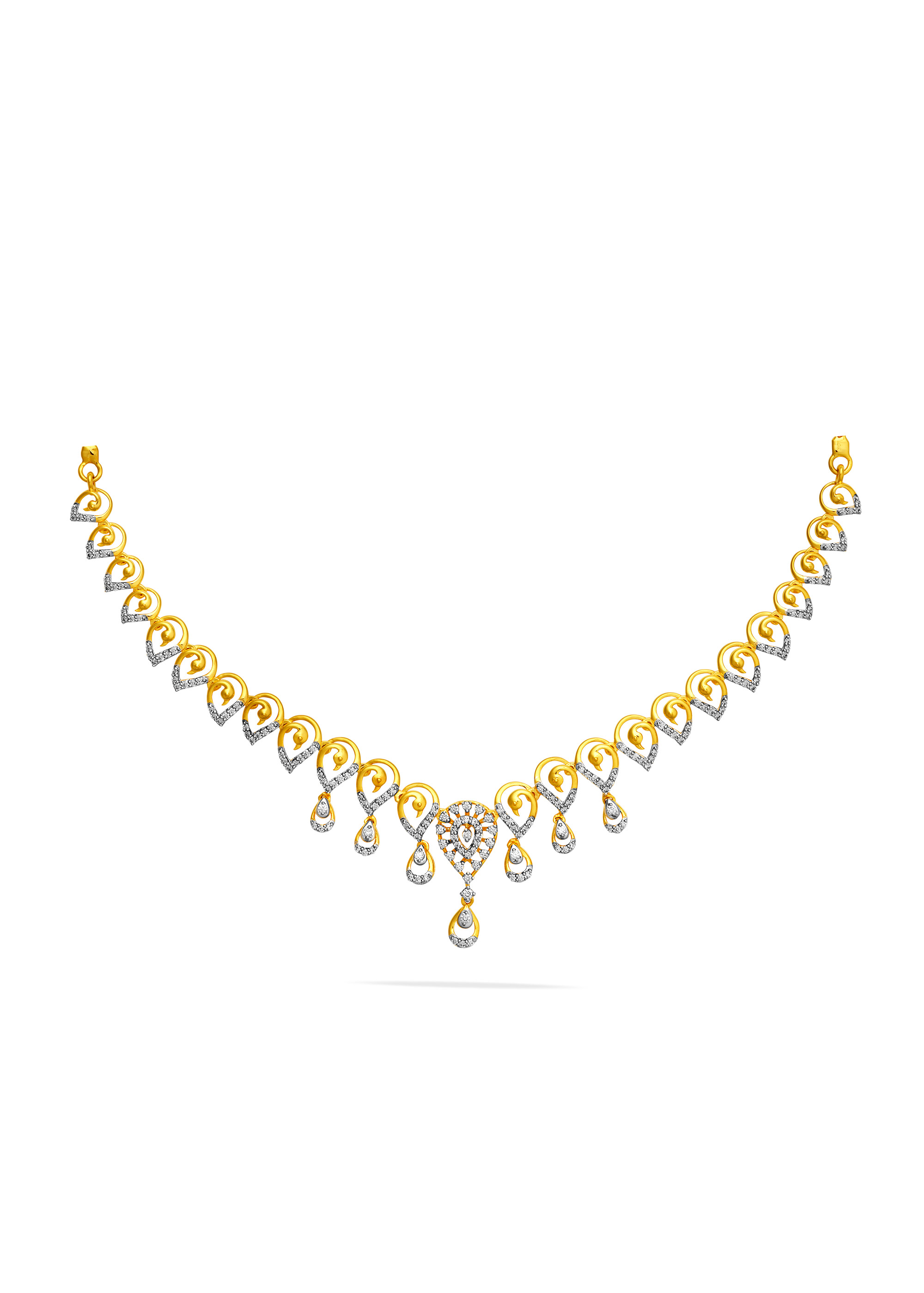 Peacock Majesty Diamond Necklace