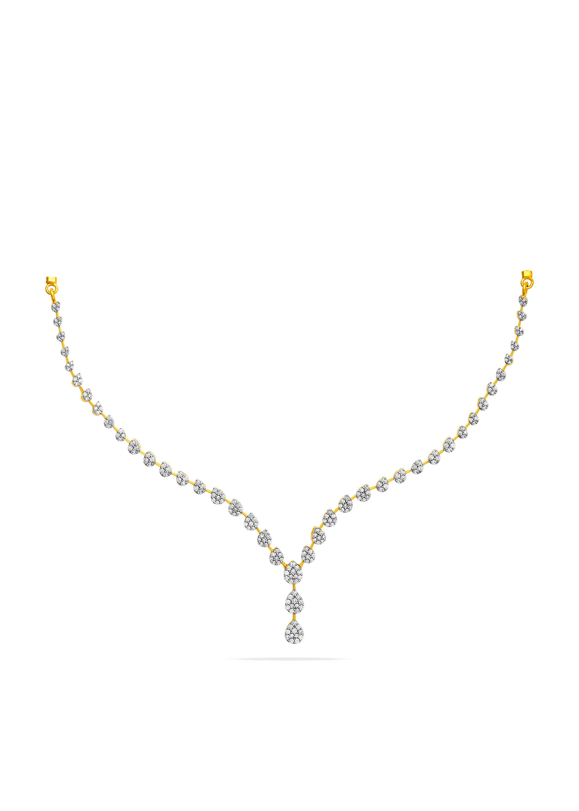 Ethereal Bridal Look Diamond Necklace