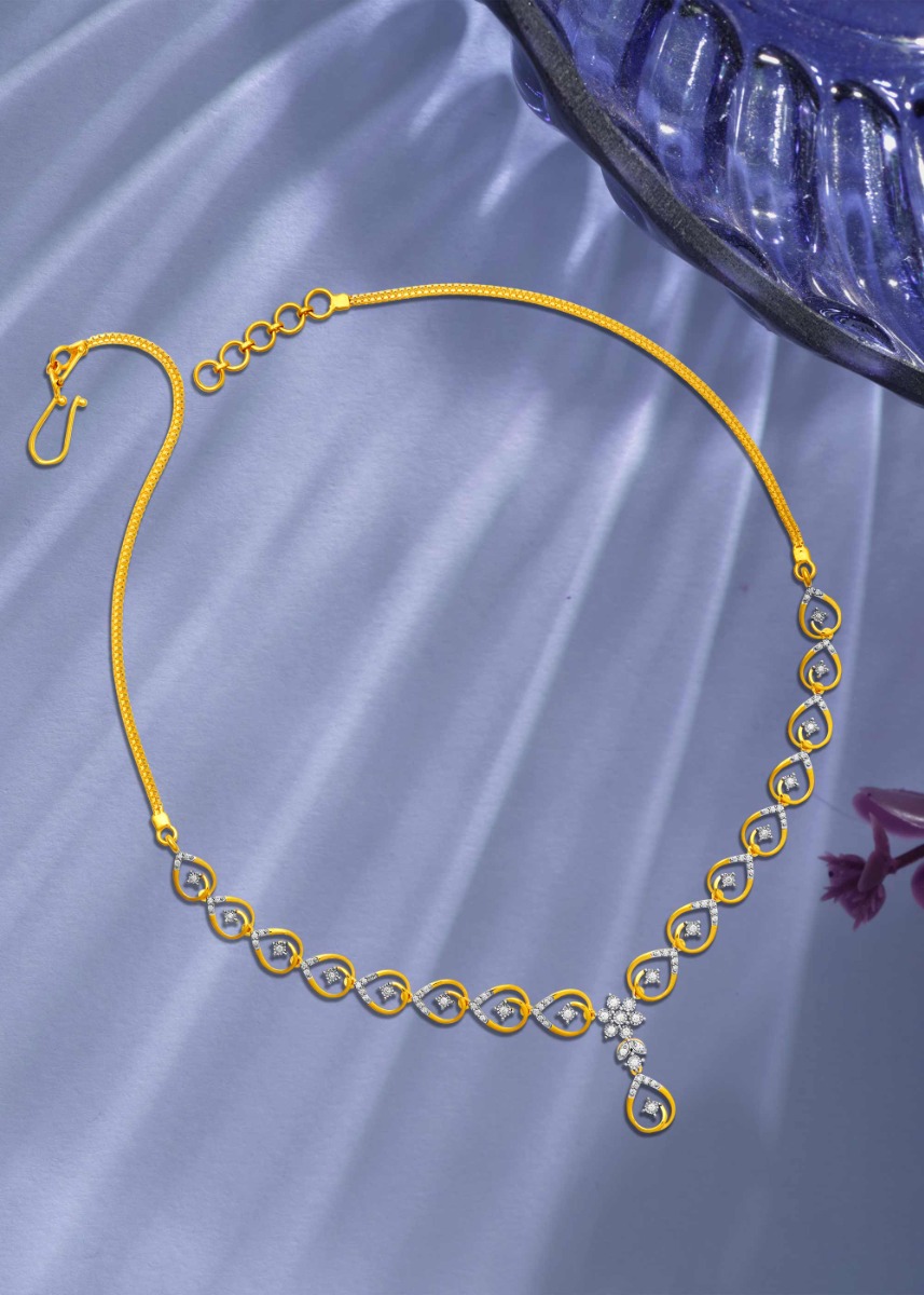 Budding Promise Diamond Necklace