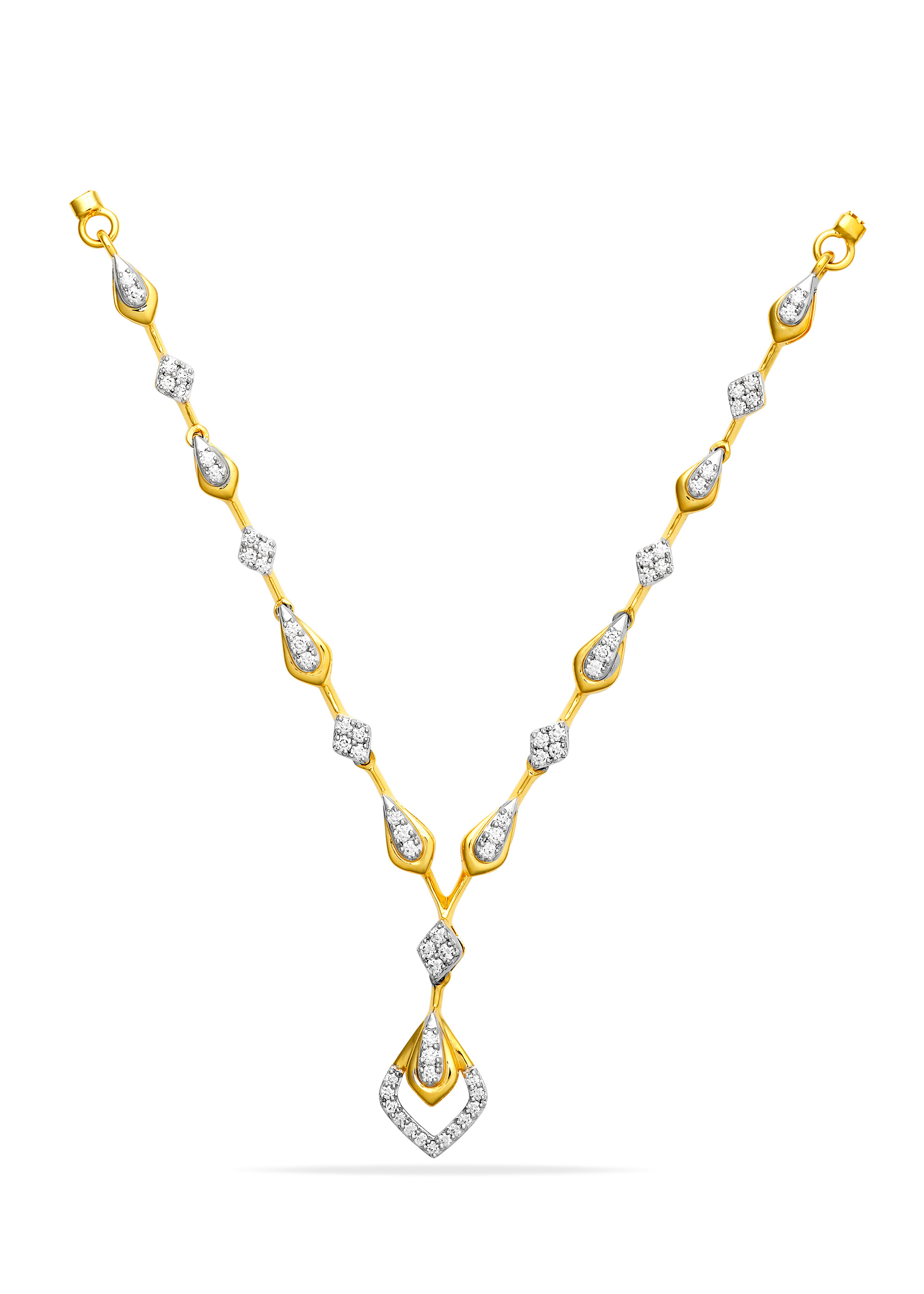 River Flow Diamond Necklace