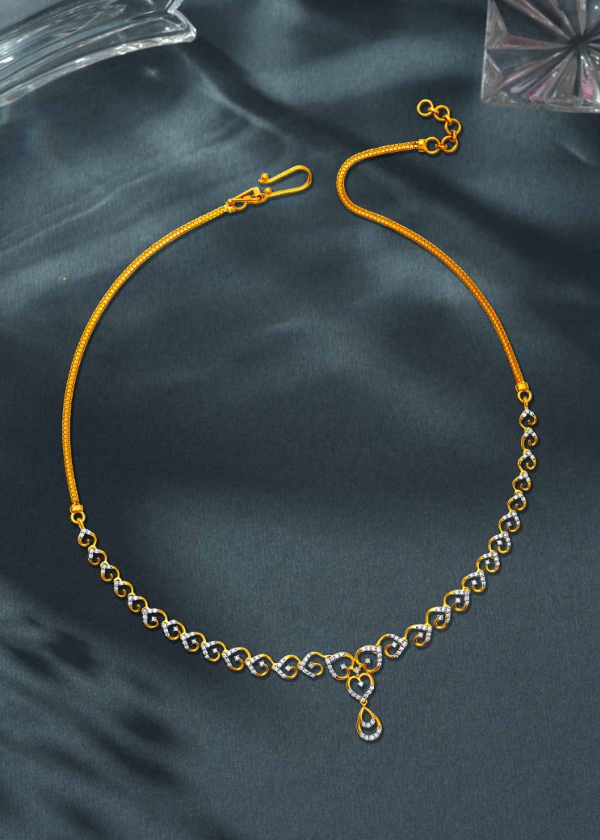 Heartfelt Charm Diamond Necklace