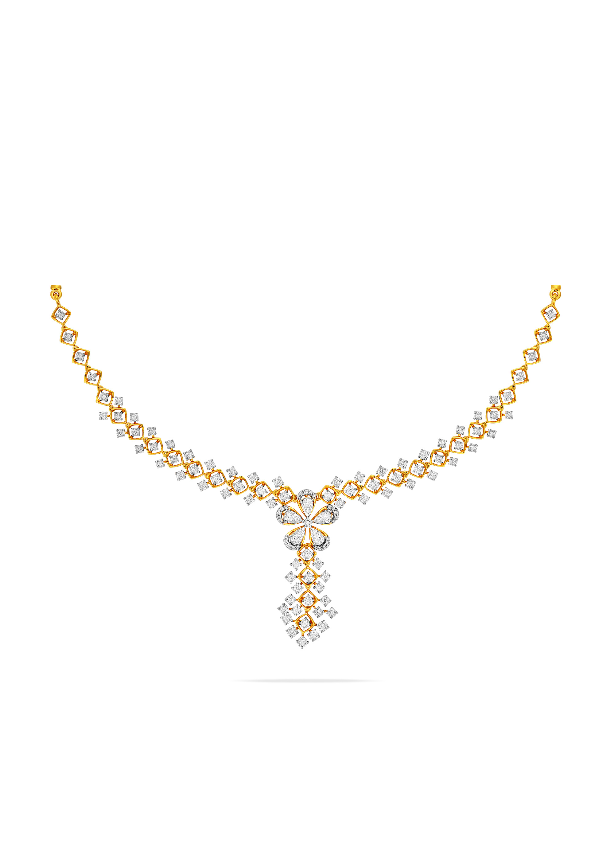 Pretty Petals Diamond Necklace