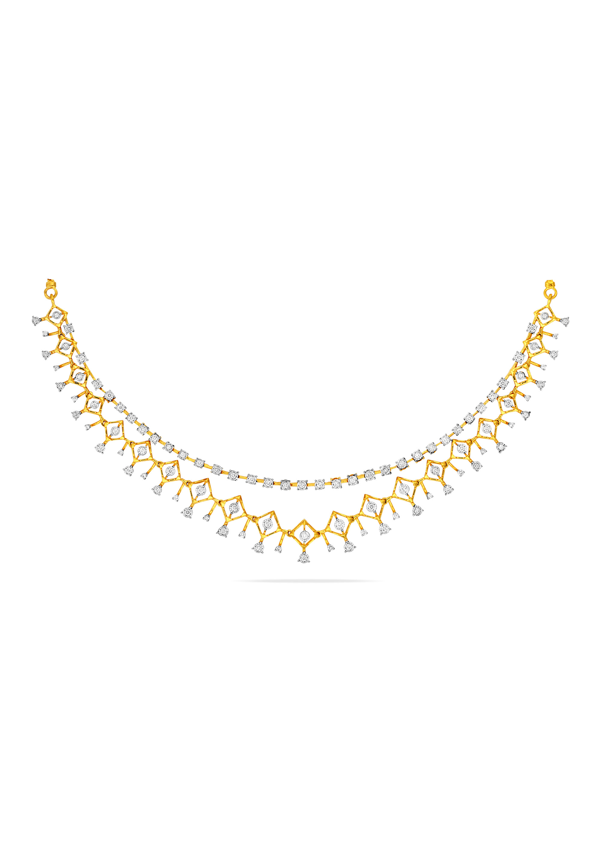 Blossoming Floral Diamond Necklace
