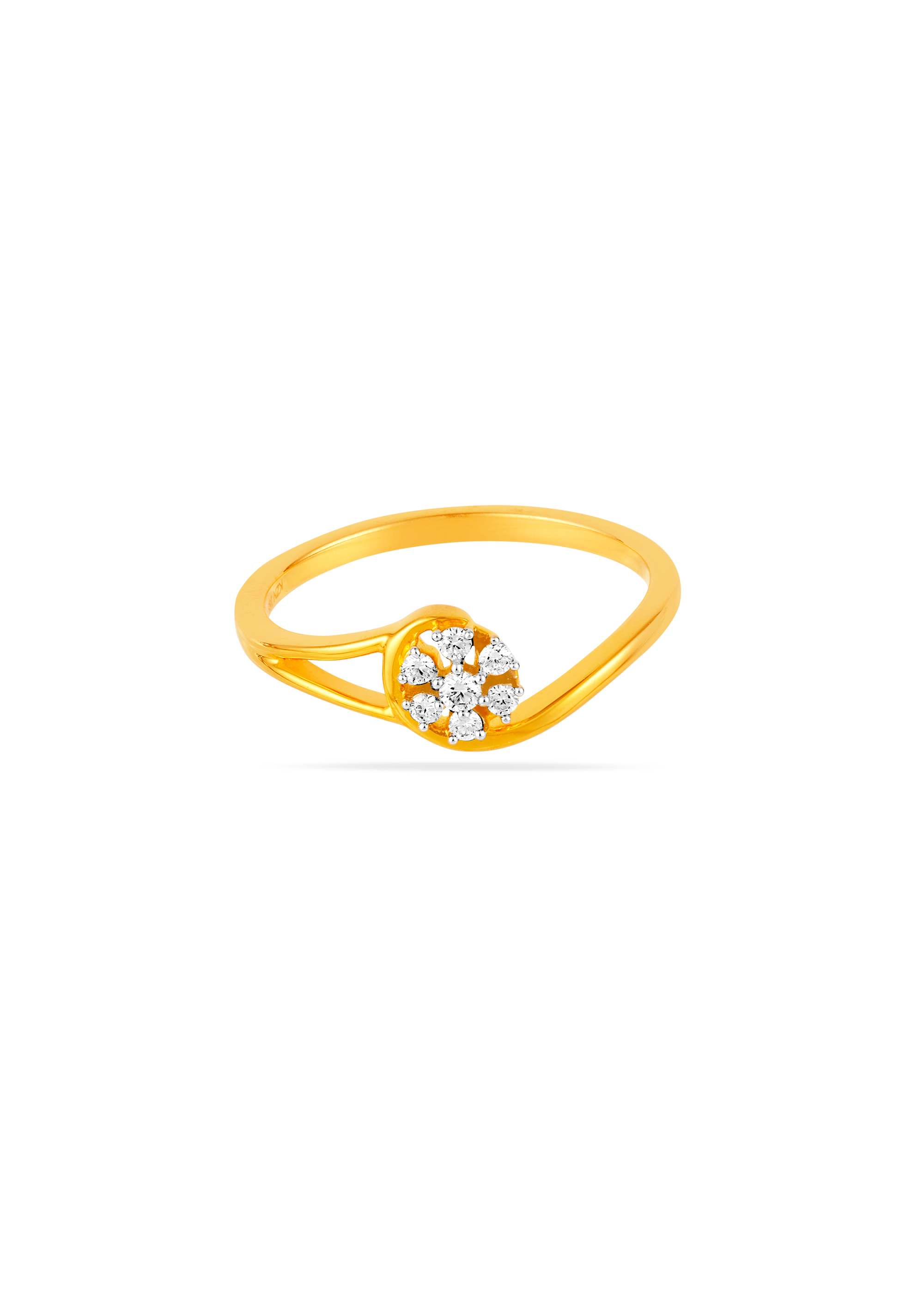 Petal Symphony Diamond Finger Ring