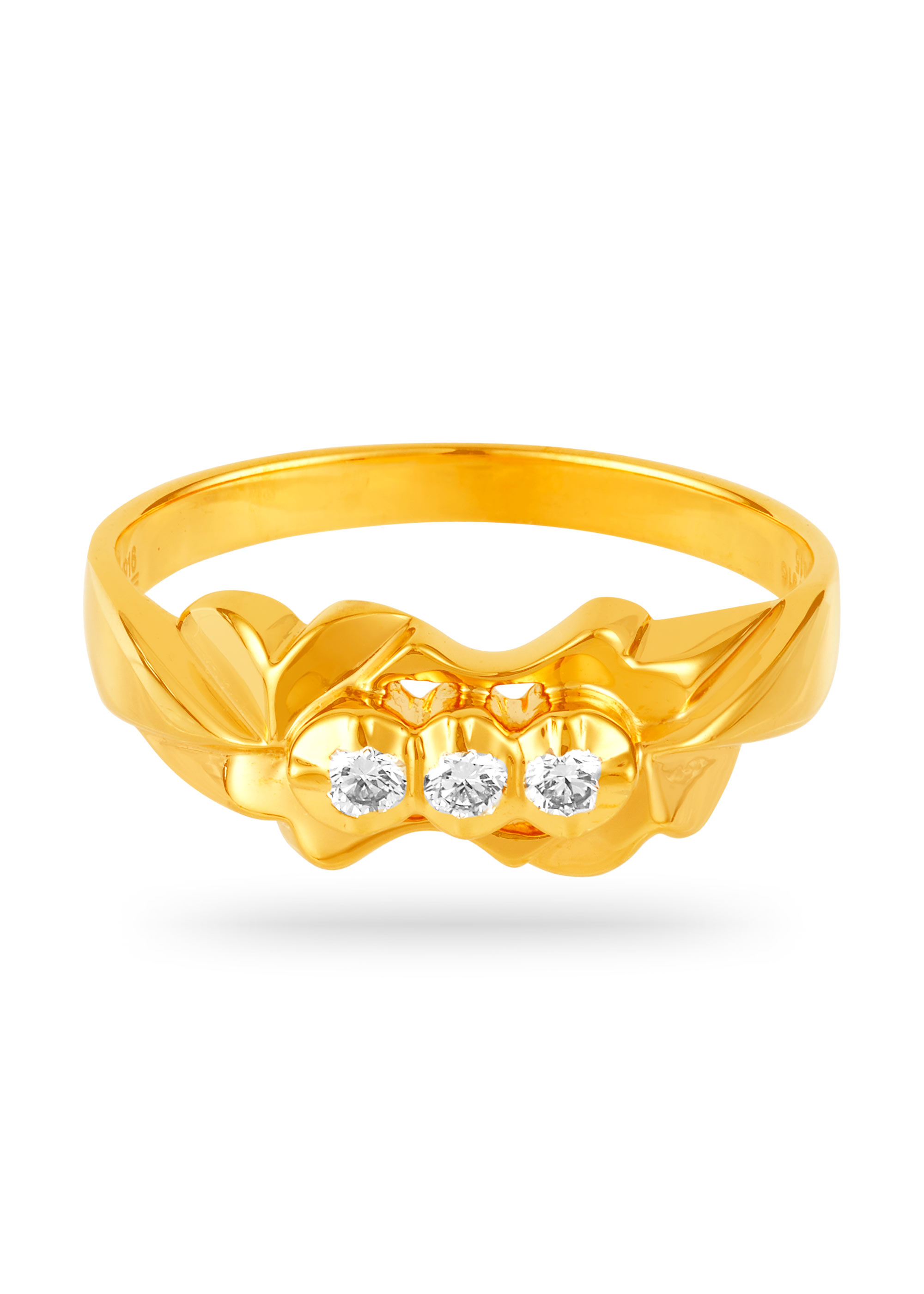 Contemporary Fusion Diamond Finger Ring