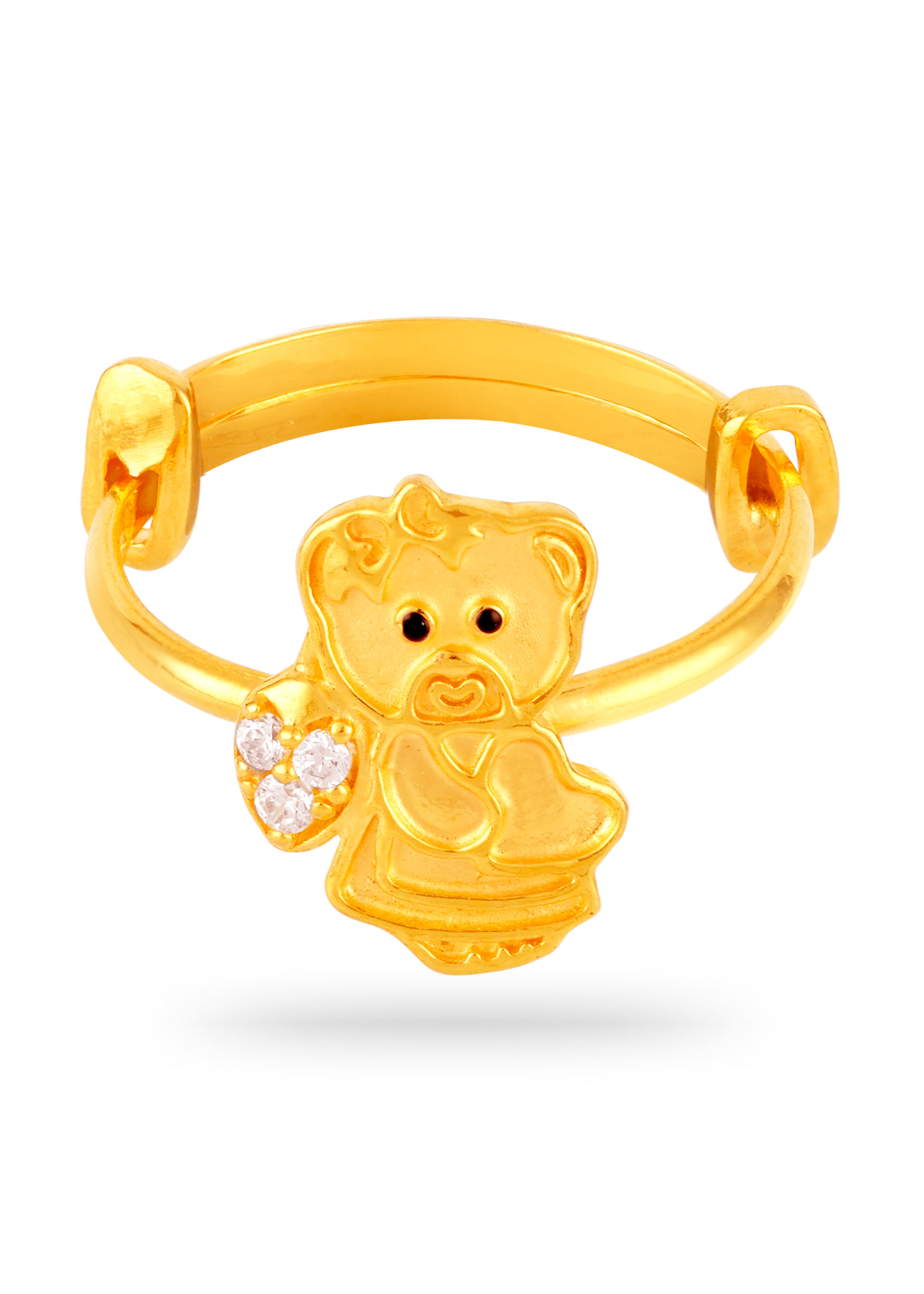 Adorable Doll 22K Gold Baby Finger Ring
