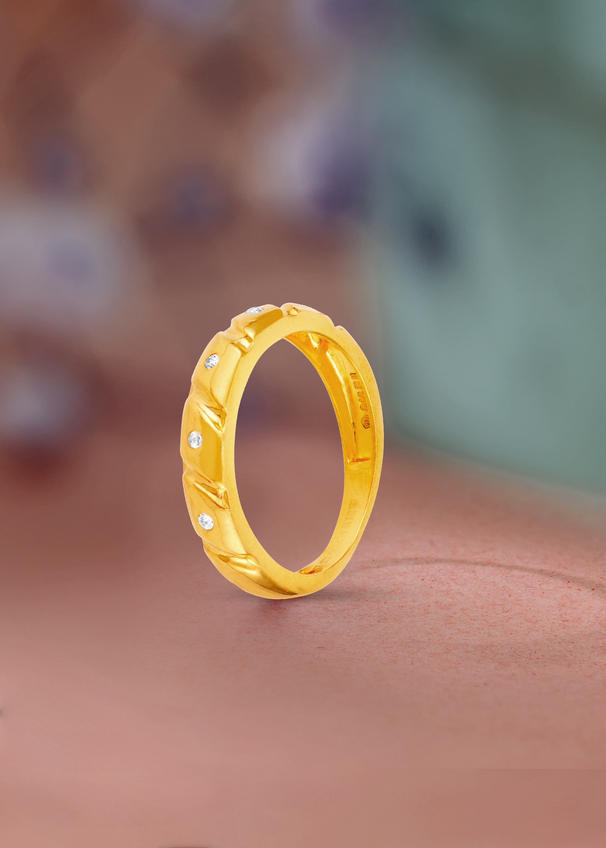 Eternal Bond 22K Gold Engagement Finger Ring
