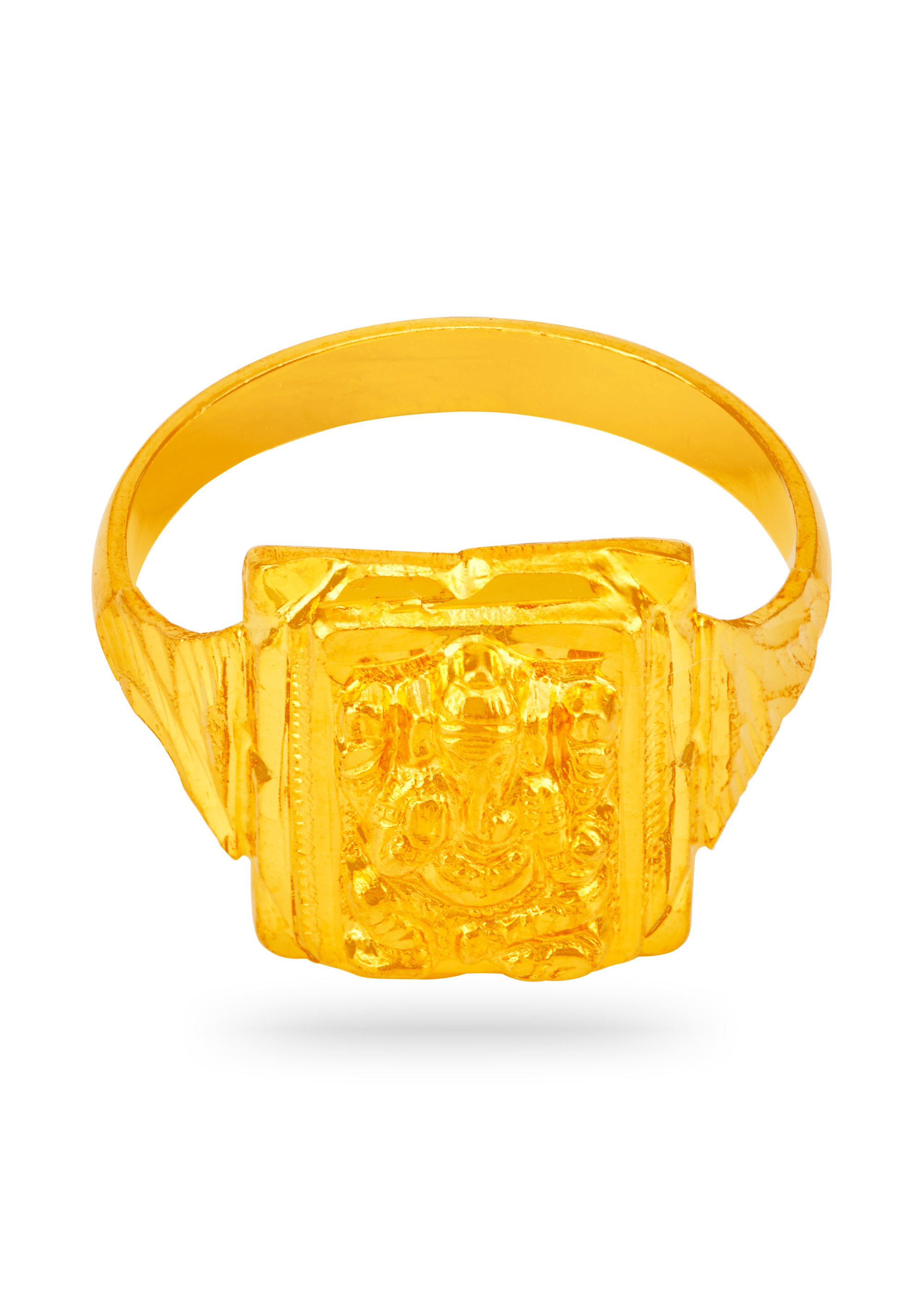 Ganesh Blessings 22K Gold Finger Ring