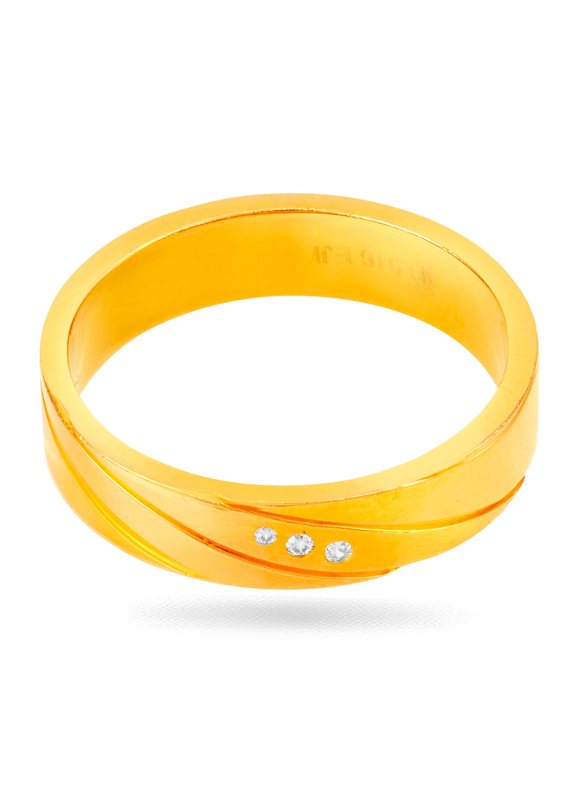 Everlasting Bond 22K Gold Engagement Finger Ring