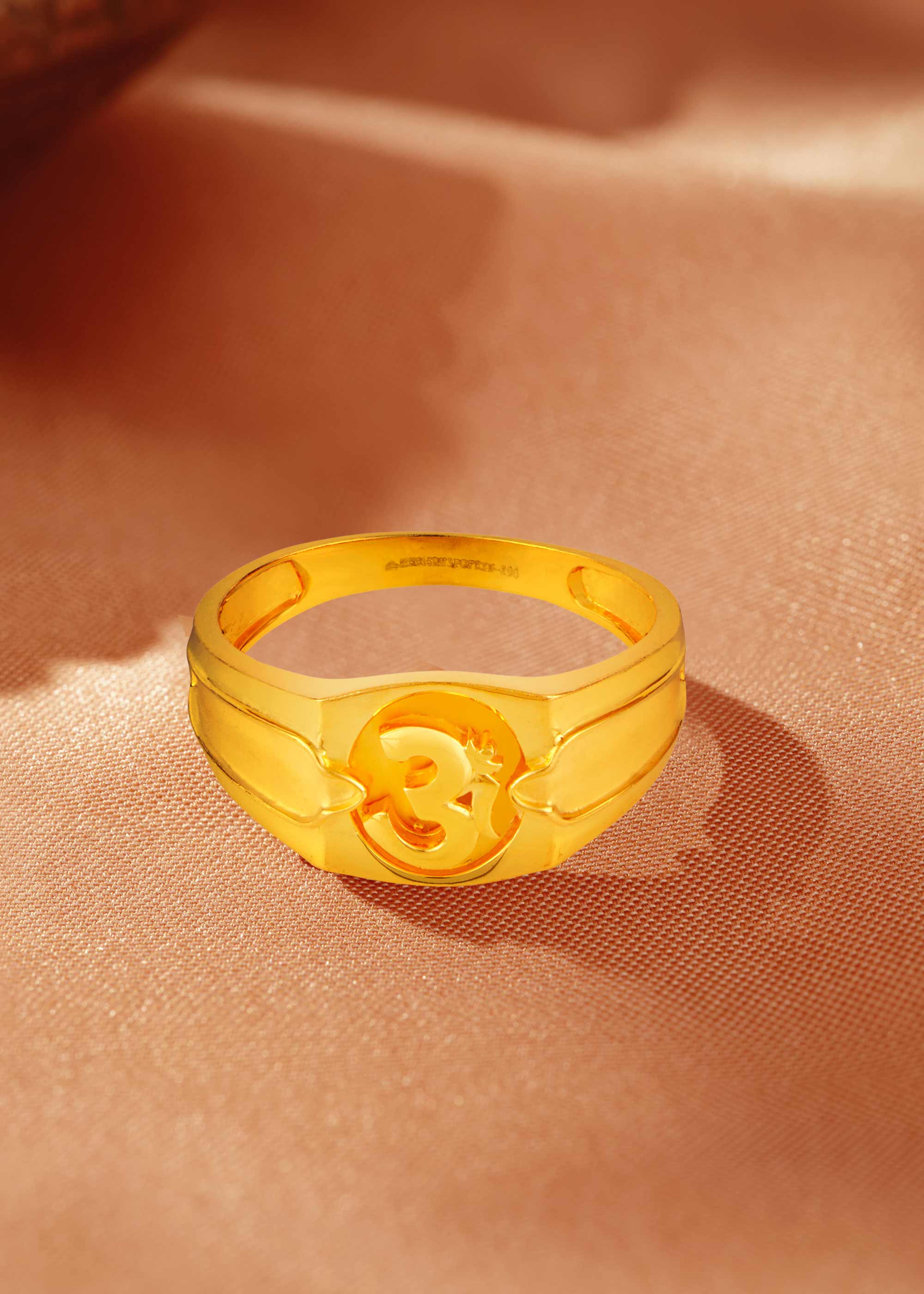 Sacred OM 22K Gold Casting Finger Ring